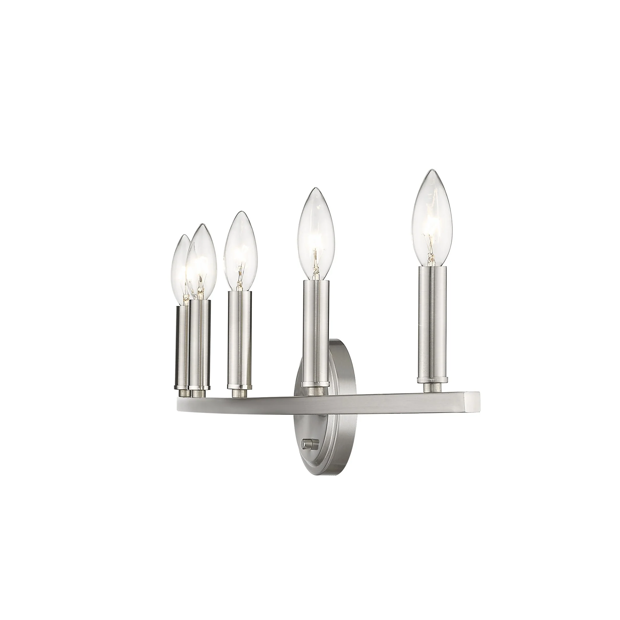 Sawyer 5-Light Satin Nickel Vanity By Homeroots - Image 9