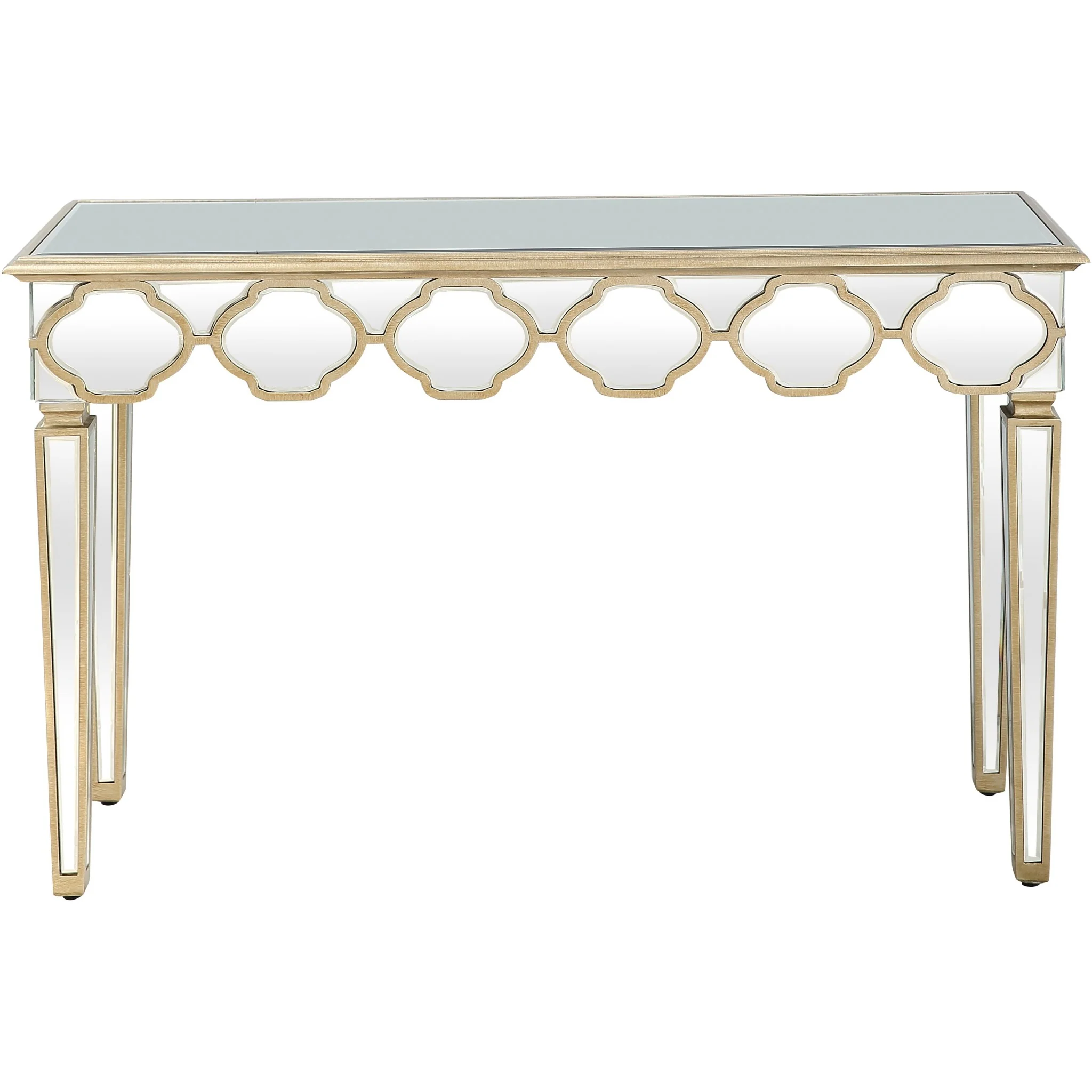 Scalloped Edge Console Table By Homeroots - Image 3