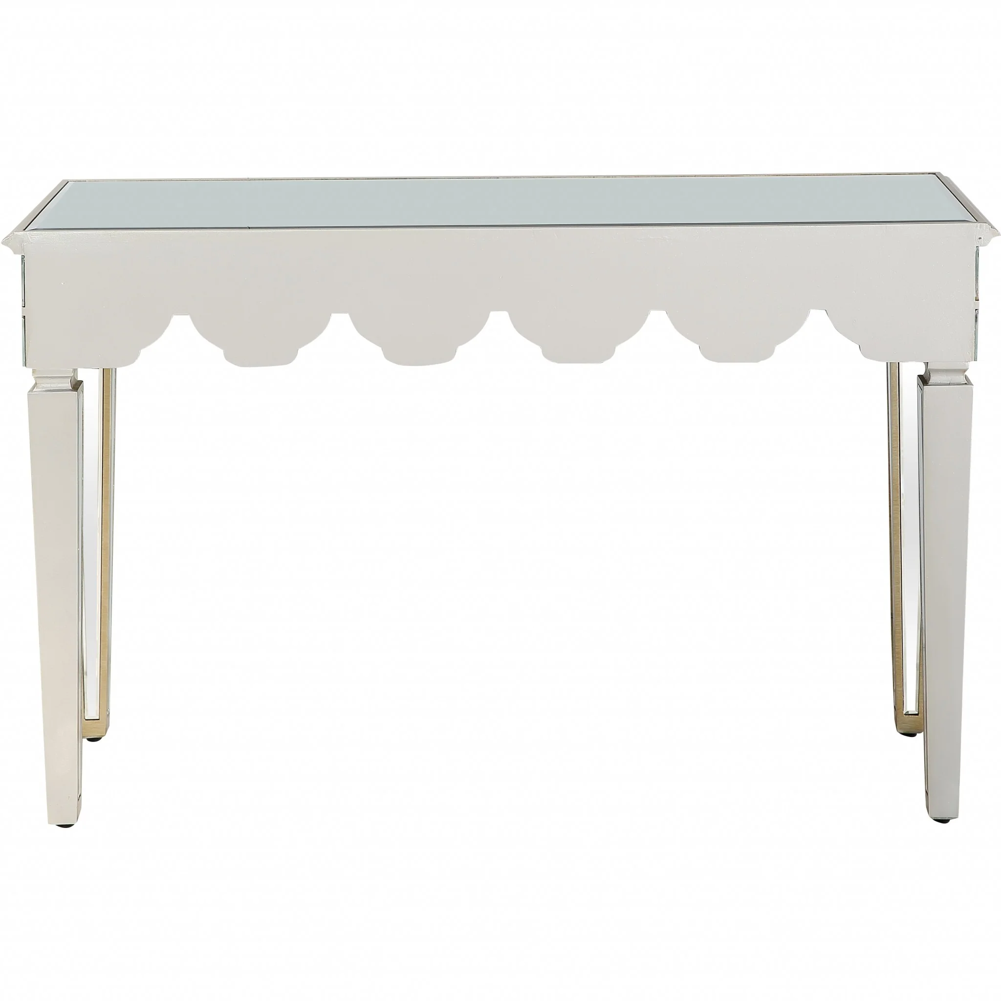 Scalloped Edge Console Table By Homeroots - Image 6