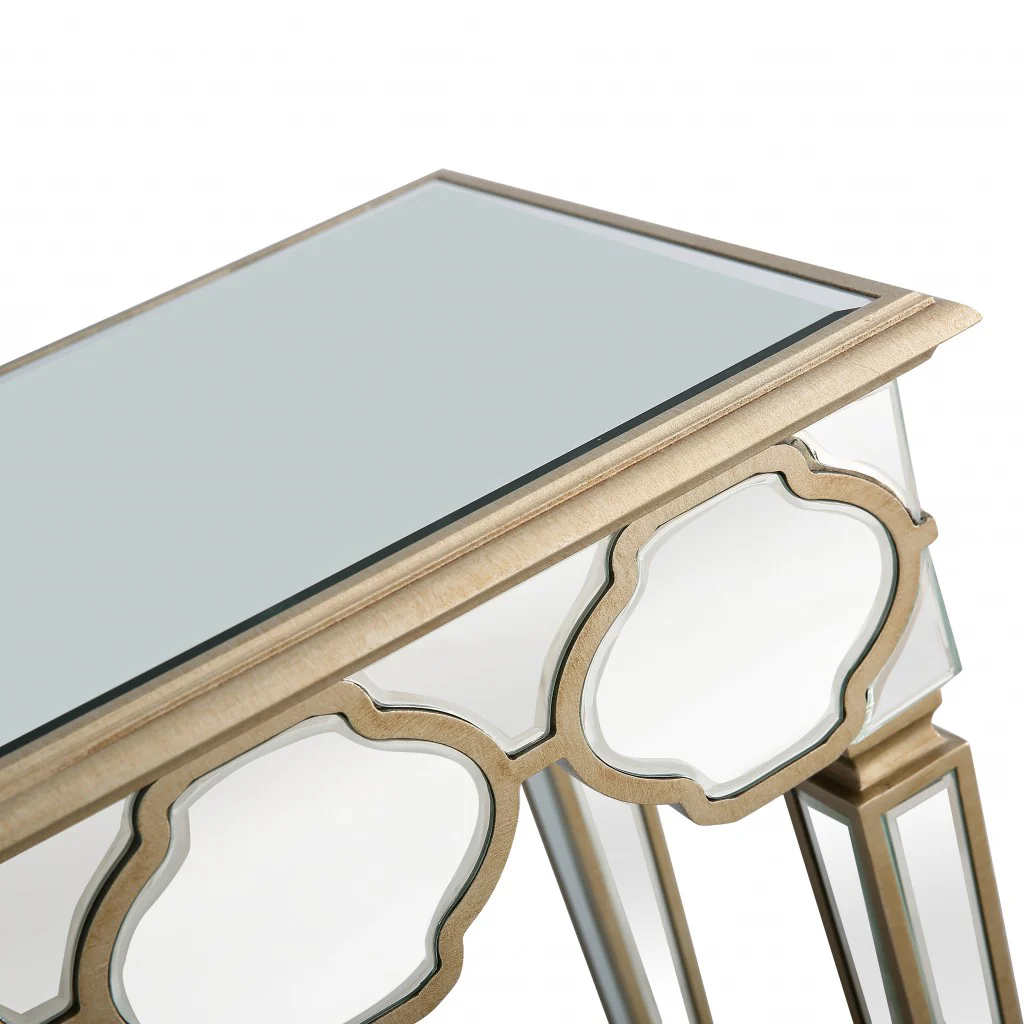 Scalloped Edge Console Table By Homeroots - Image 8