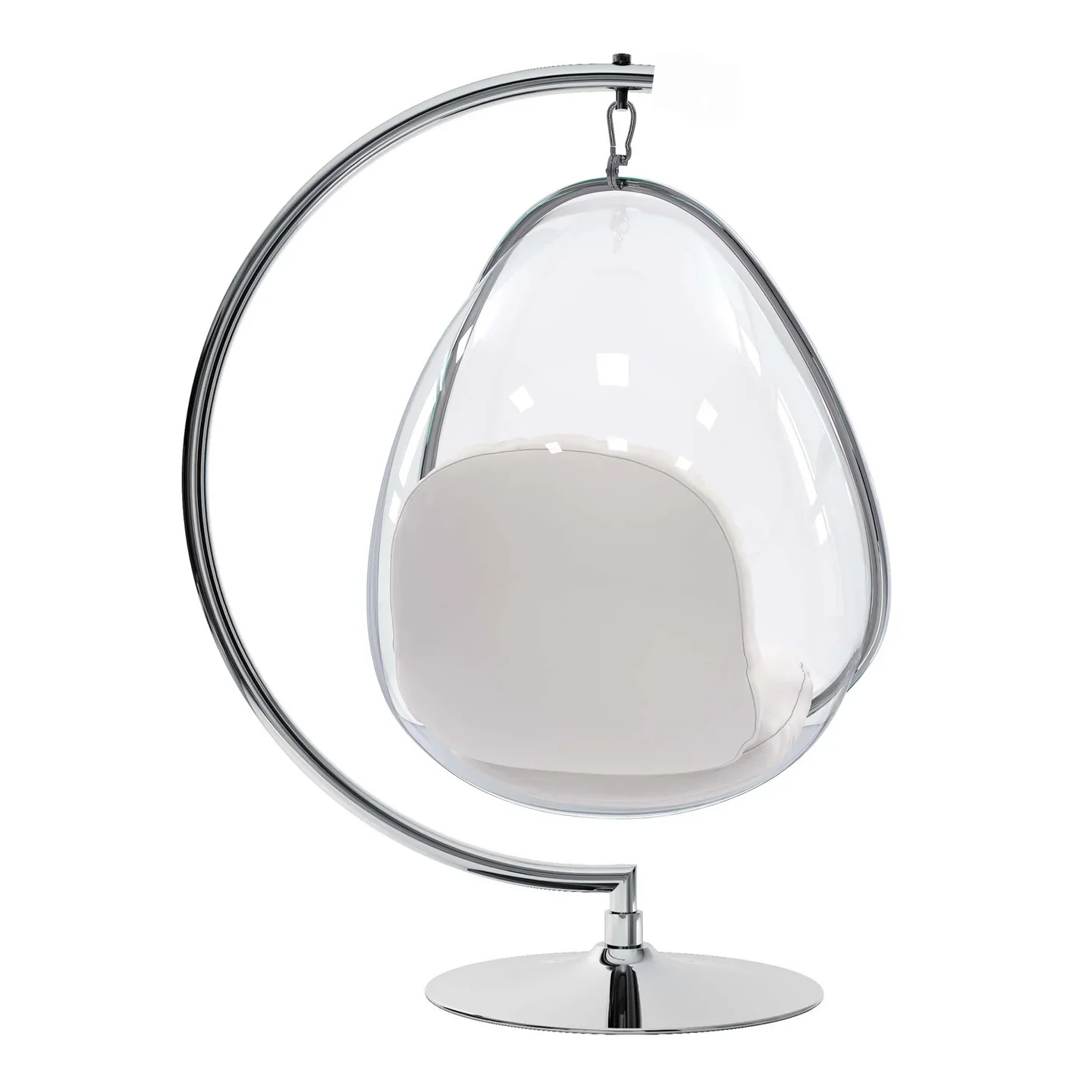 Scoop Chair With Stand, White By World Modern Design - Image 3