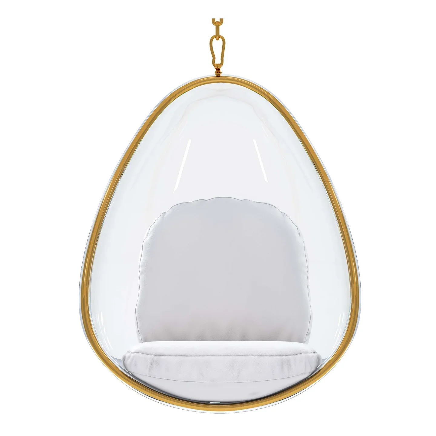 Scoop Hanging Chair - Gold By World Modern Design - Image 6