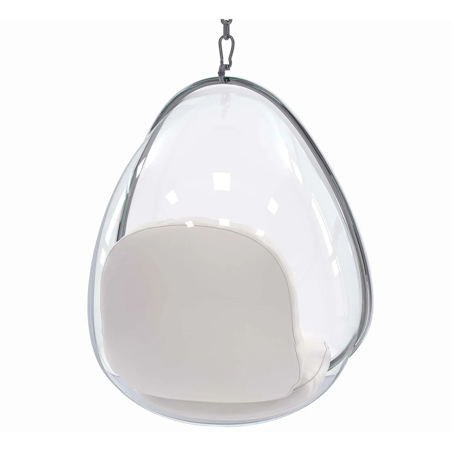 Scoop Hanging Chair - White By World Modern Design - Image 3