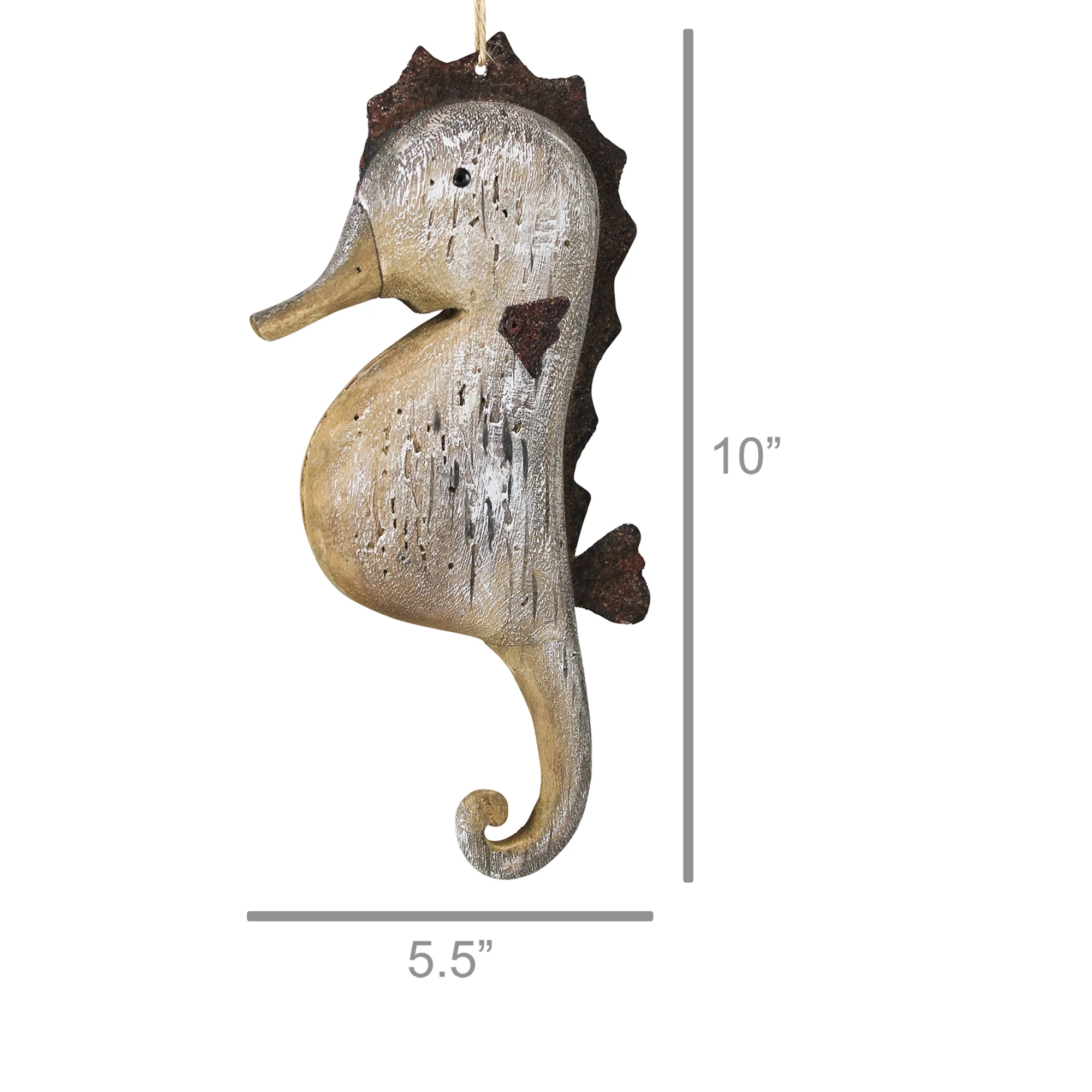 Seahorse, Wood Set Of 2 By HomArt - Image 3