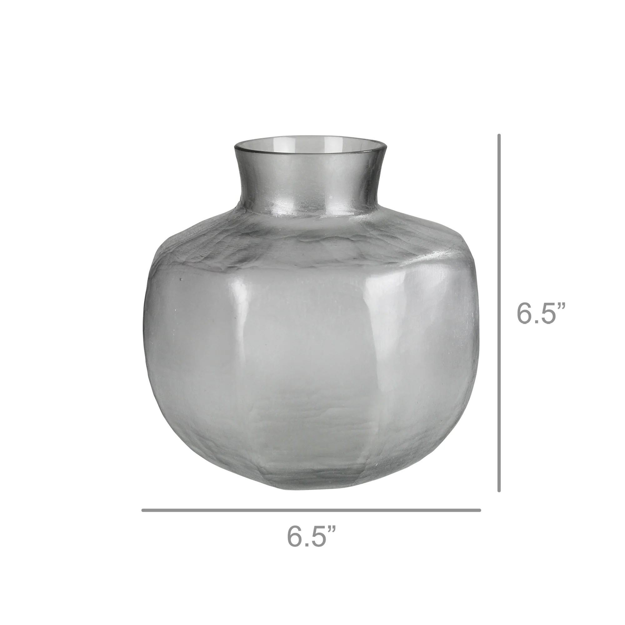 Seline Vase, Grey - Wide Set Of 2 By HomArt - Image 4