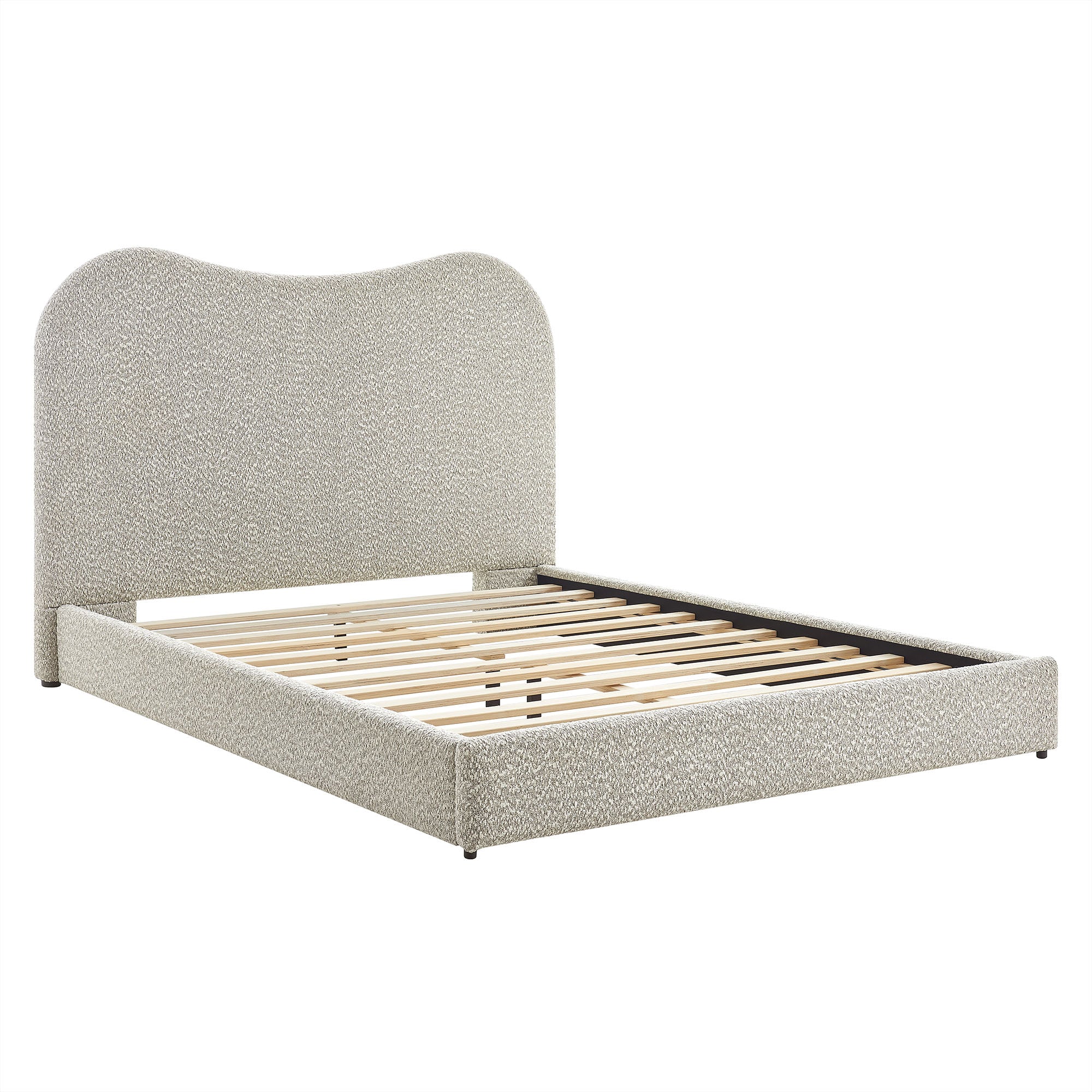 Seluna Boucle Queen Platform Bed by Modway - Image 11