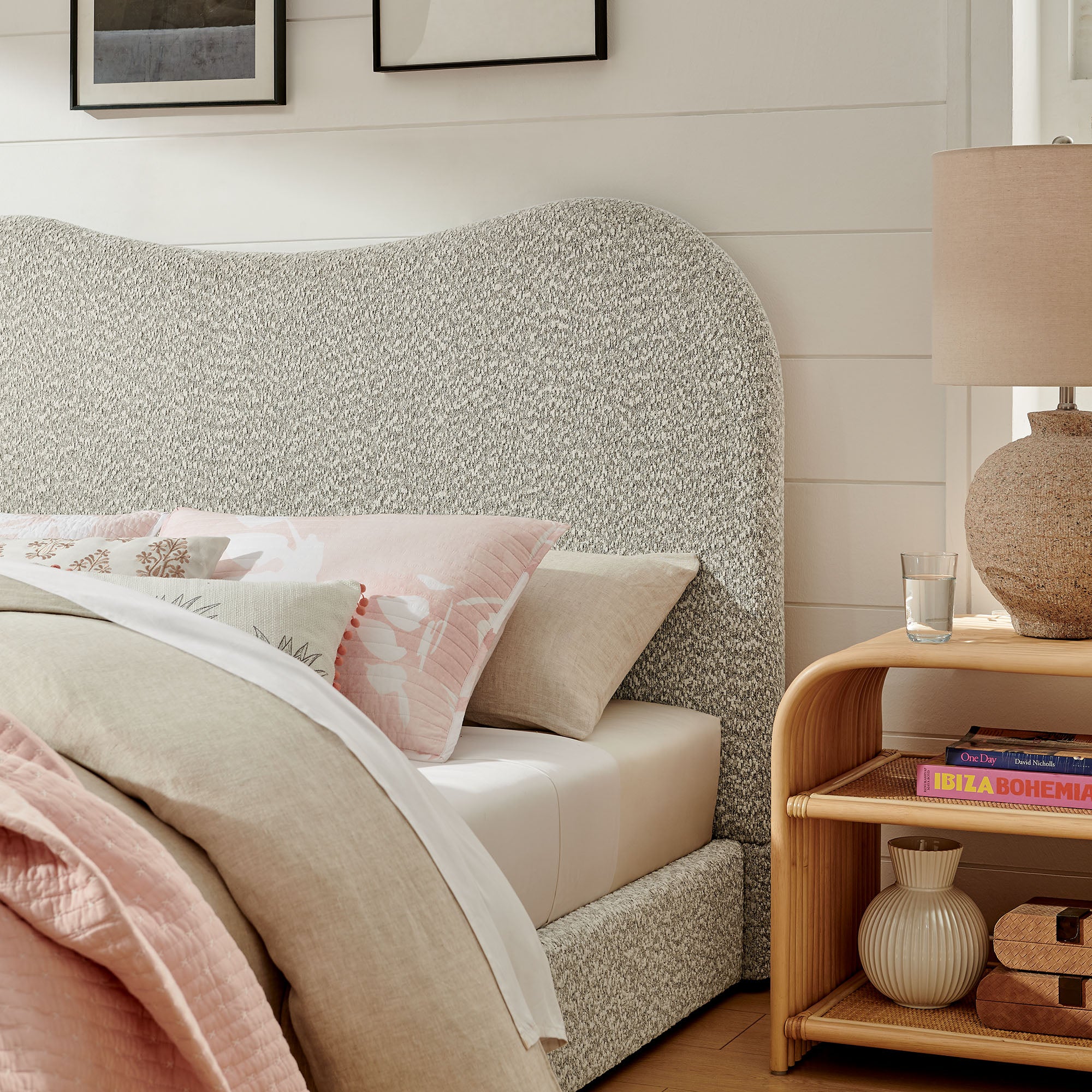 Seluna Boucle Queen Platform Bed by Modway - Image 17
