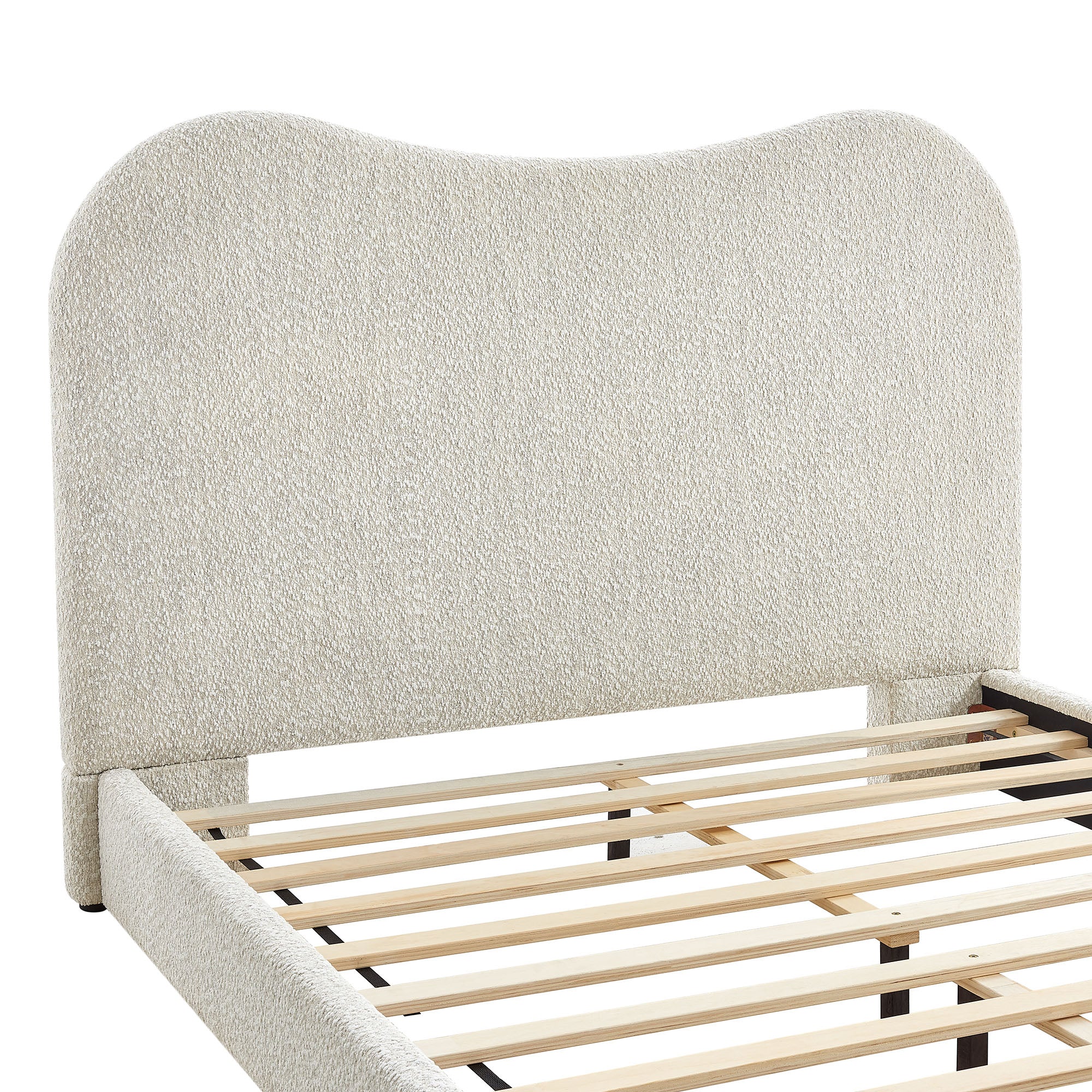 Seluna Boucle Queen Platform Bed by Modway - Image 5