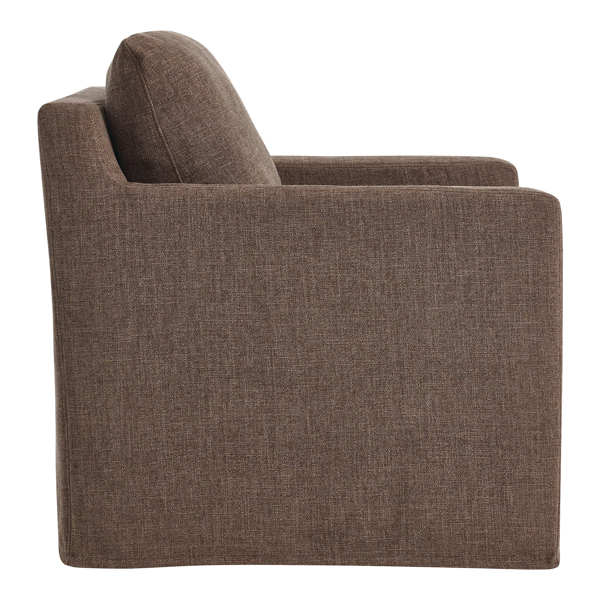 Serene Fabric Slipcovered Swivel Armchair by Modway - Image 11