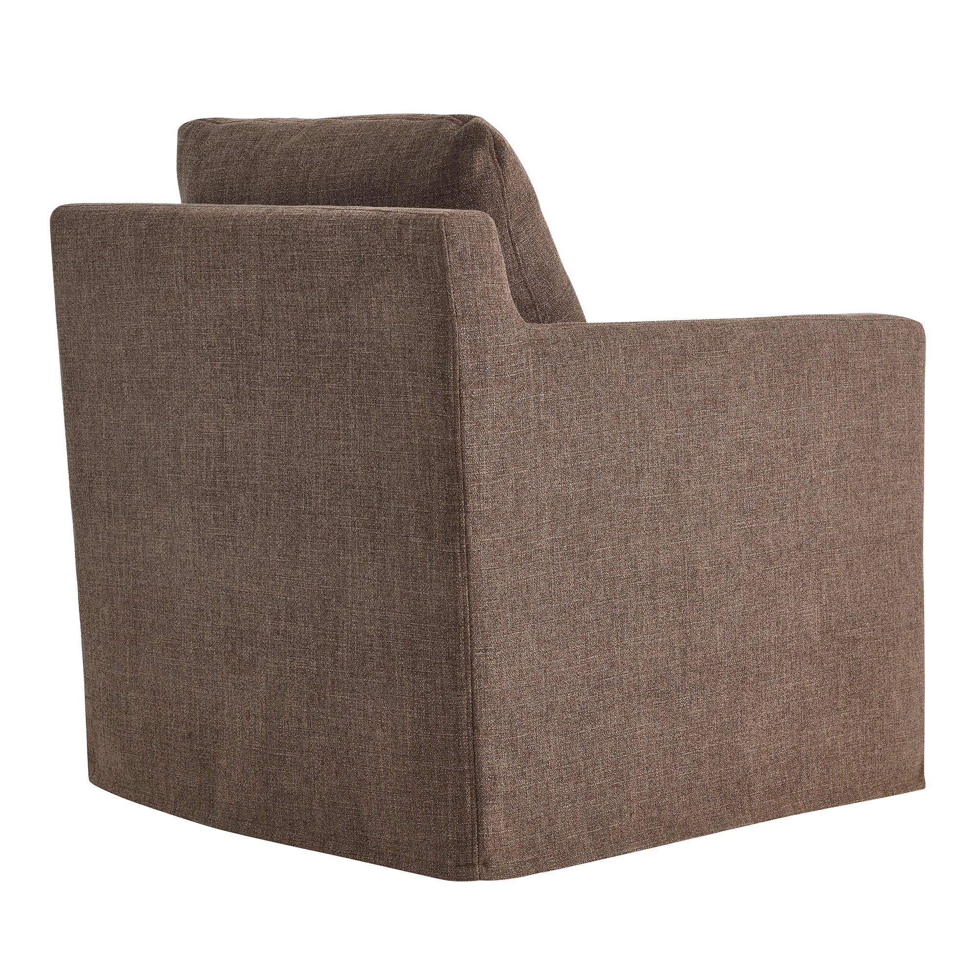 Serene Fabric Slipcovered Swivel Armchair by Modway - Image 12