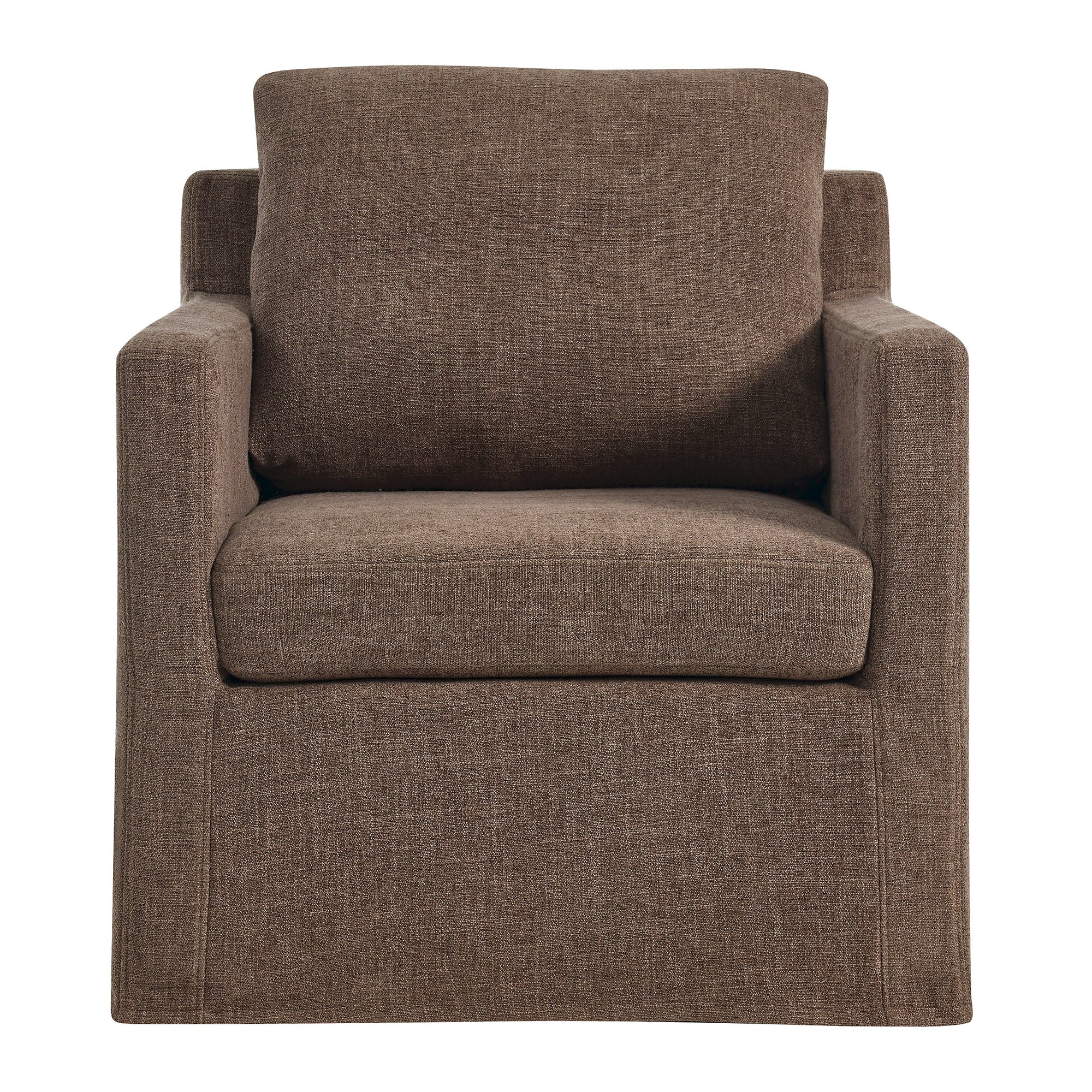 Serene Fabric Slipcovered Swivel Armchair by Modway - Image 13
