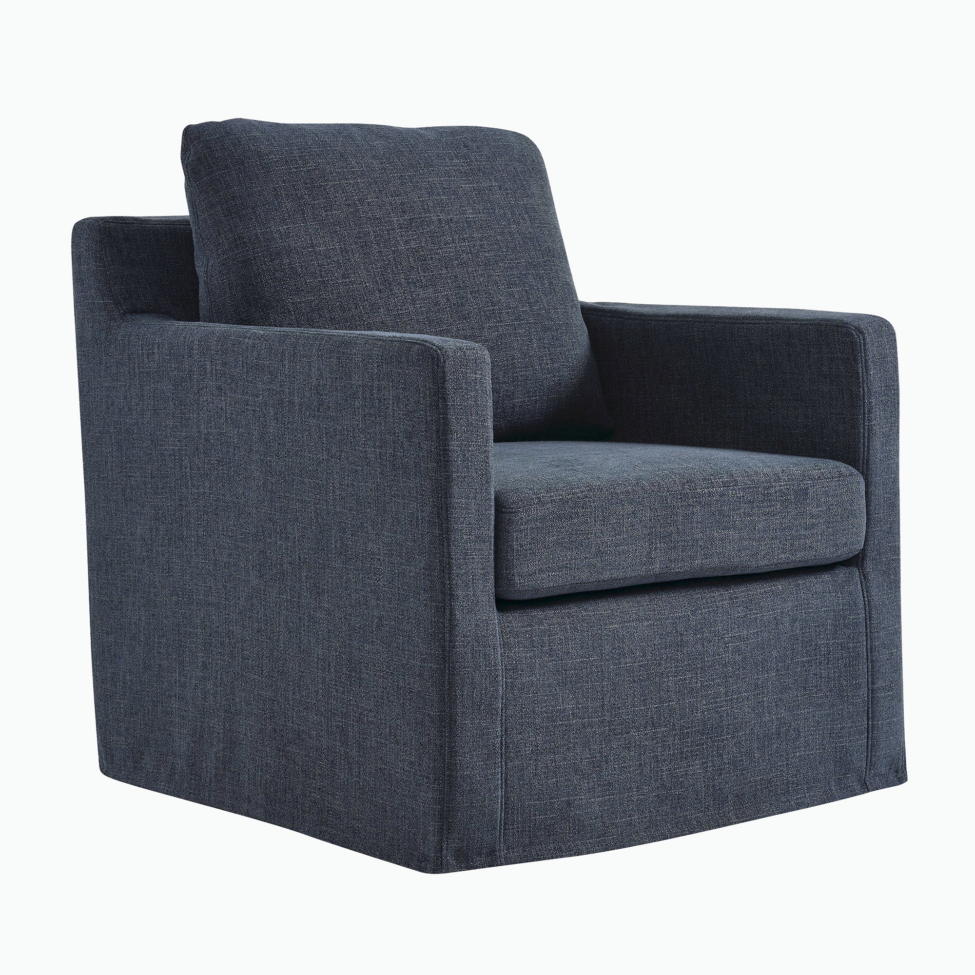 Serene Fabric Slipcovered Swivel Armchair by Modway - Image 28