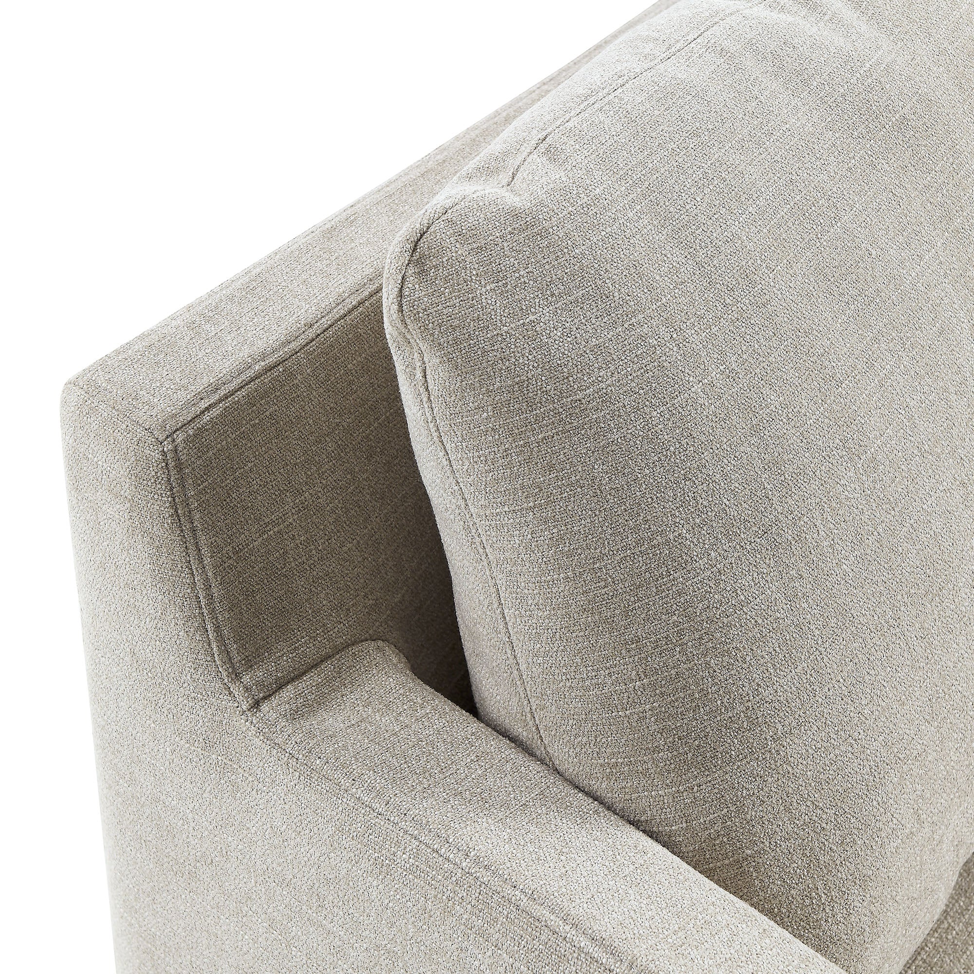 Serene Fabric Slipcovered Swivel Armchair by Modway - Image 6
