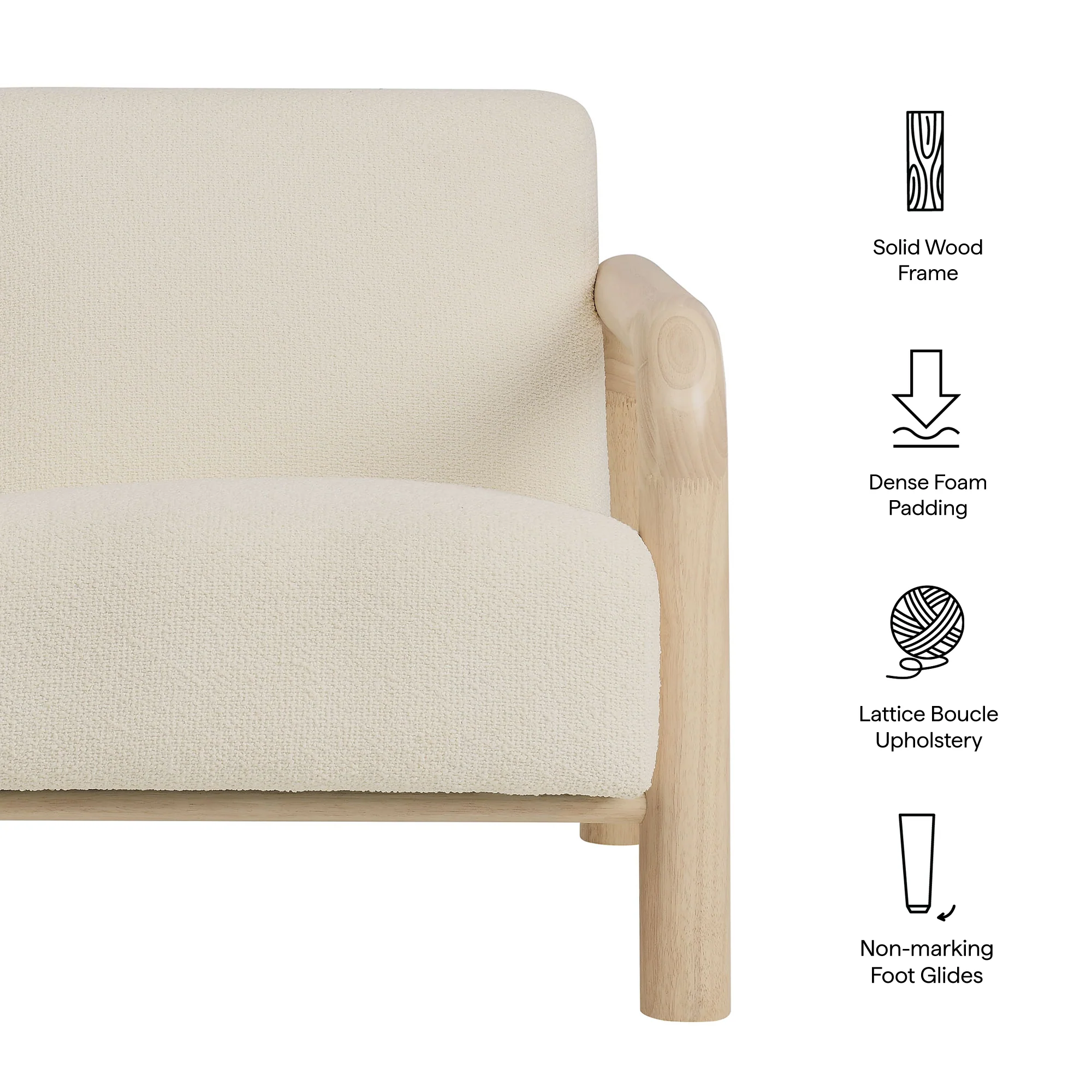 Sereno Boucle Accent Chair by Modway - Image 17