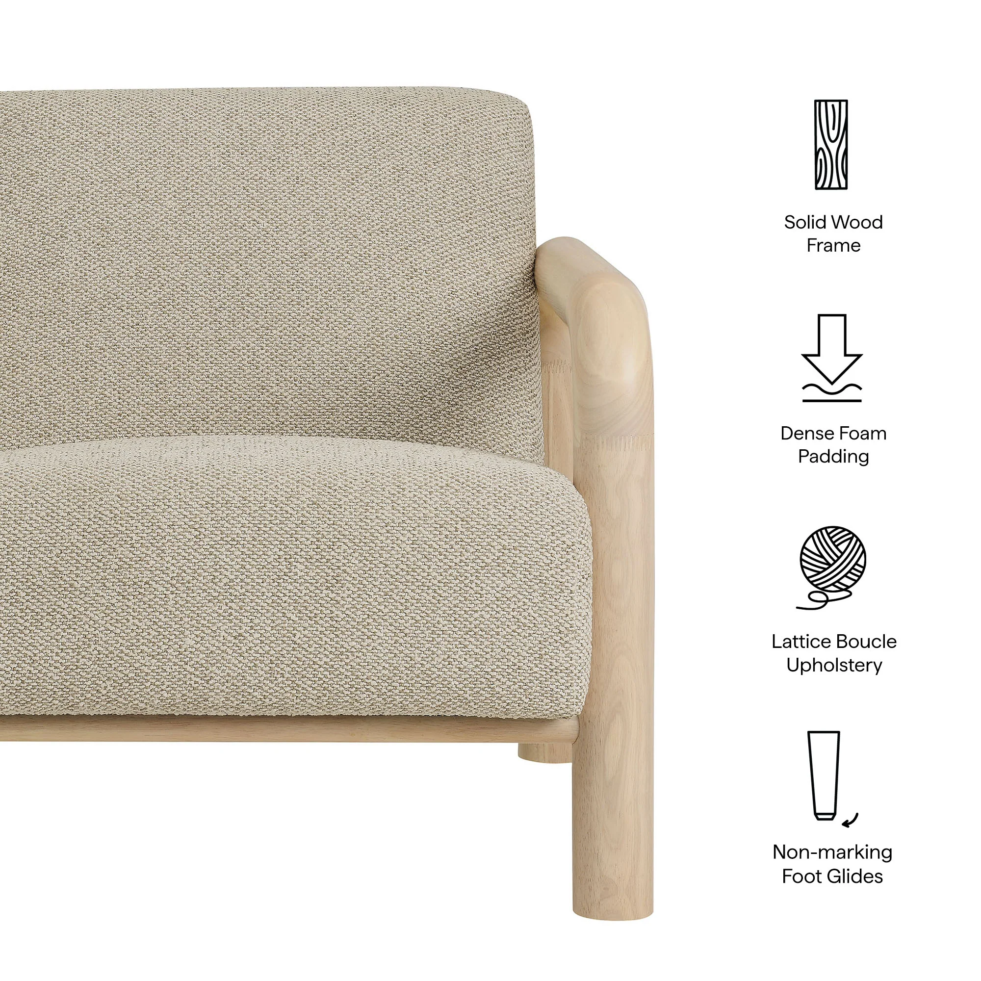 Sereno Boucle Accent Chair by Modway - Image 35