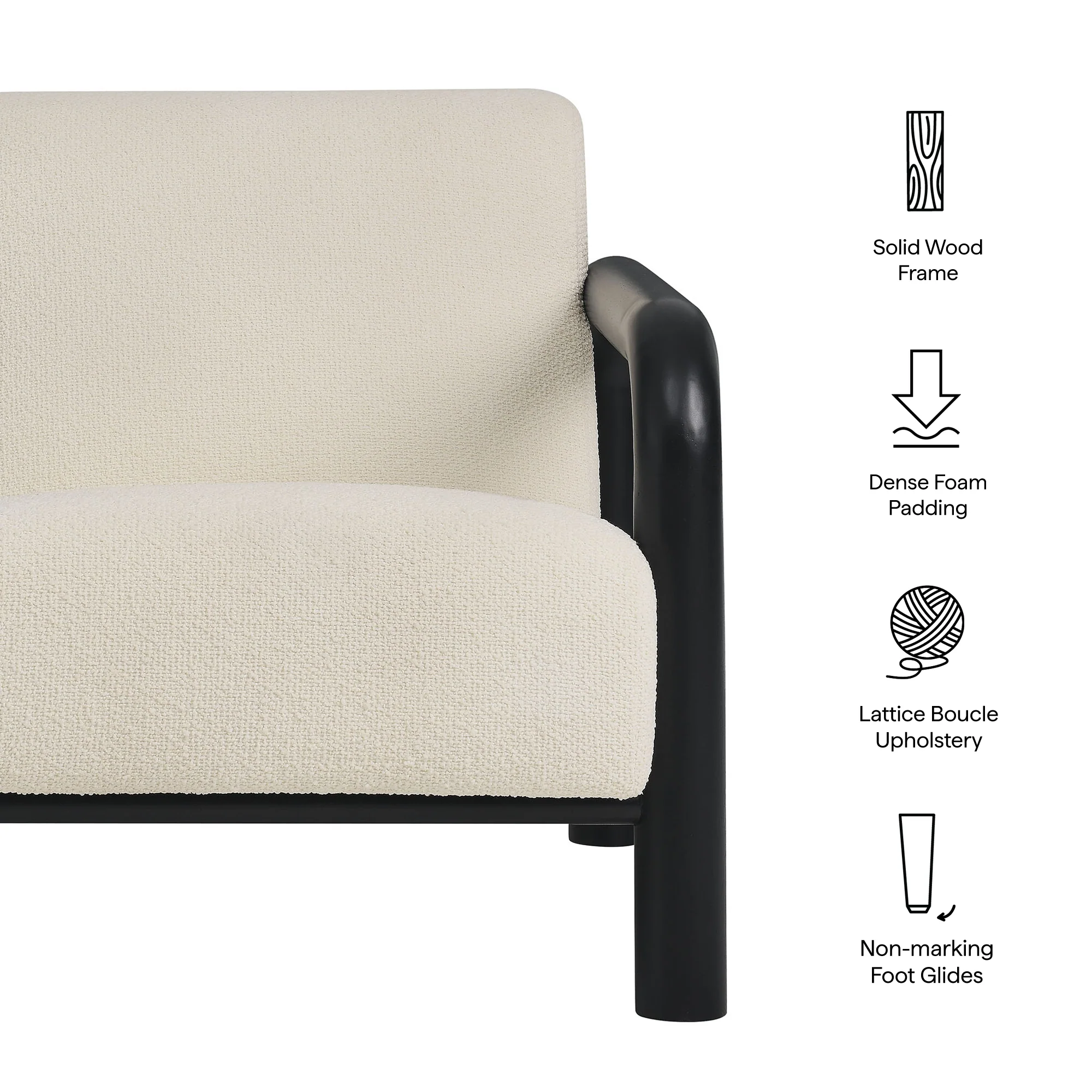 Sereno Boucle Accent Chair by Modway - Image 8
