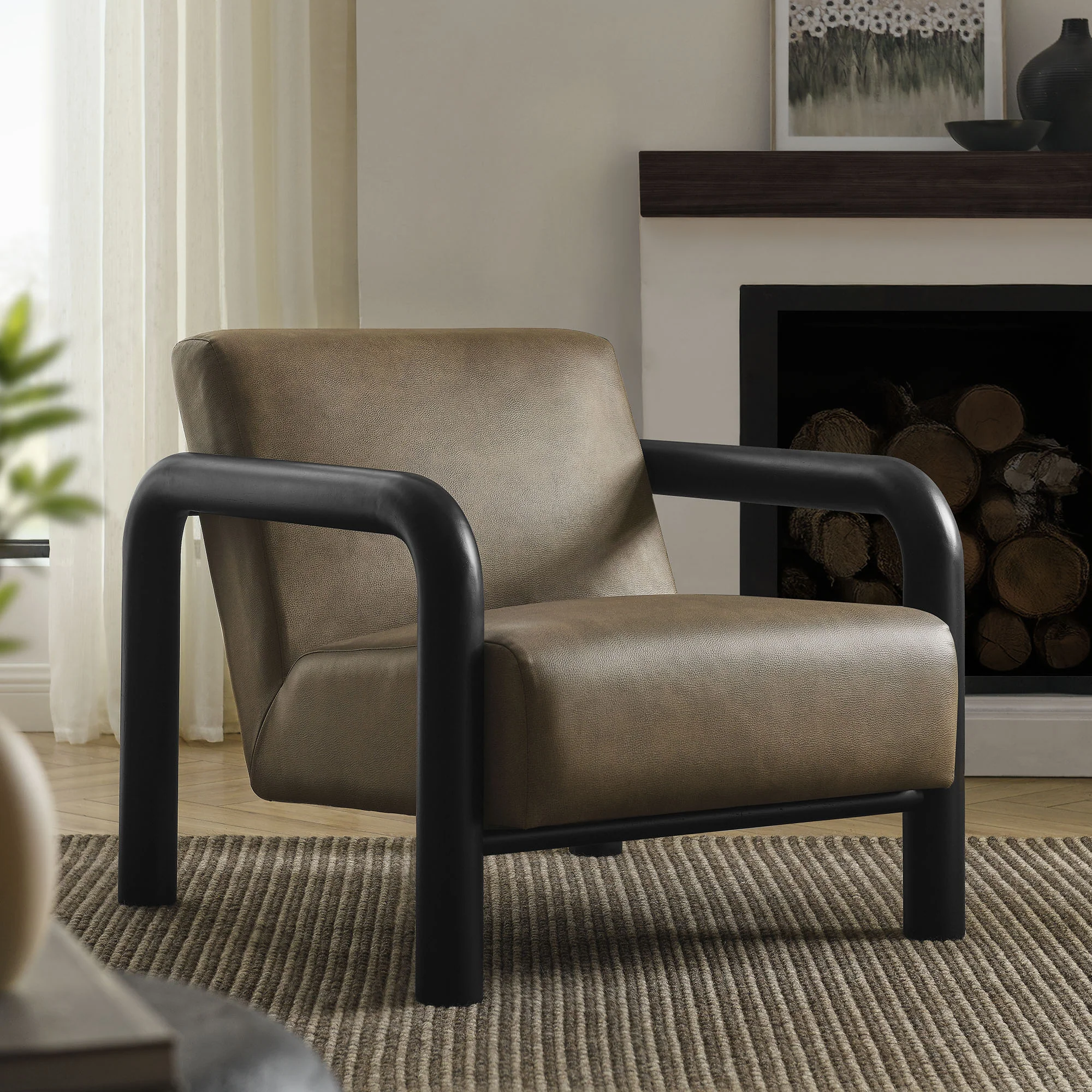 Sereno Vegan Leather Accent Chair by Modway - Image 16
