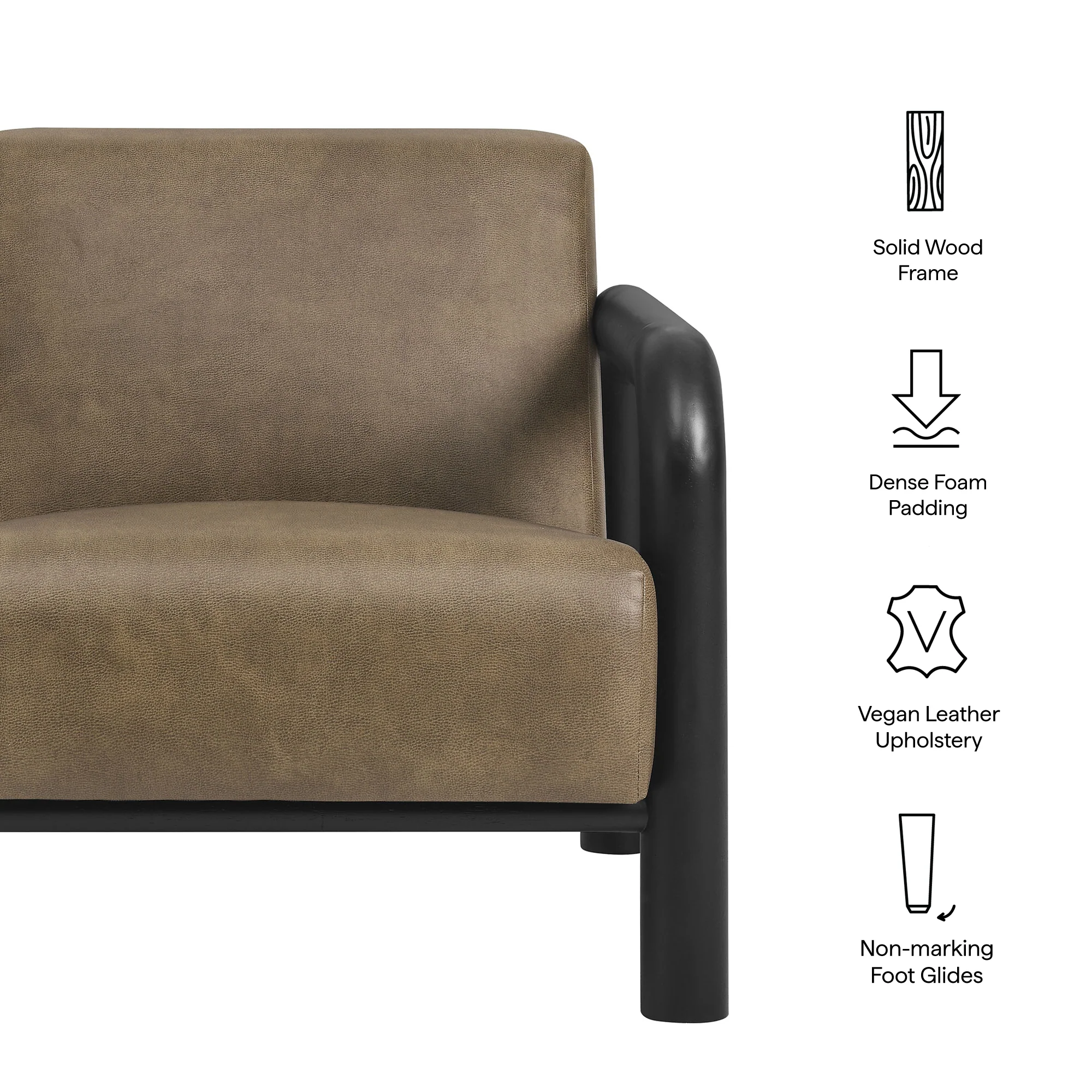 Sereno Vegan Leather Accent Chair by Modway - Image 17