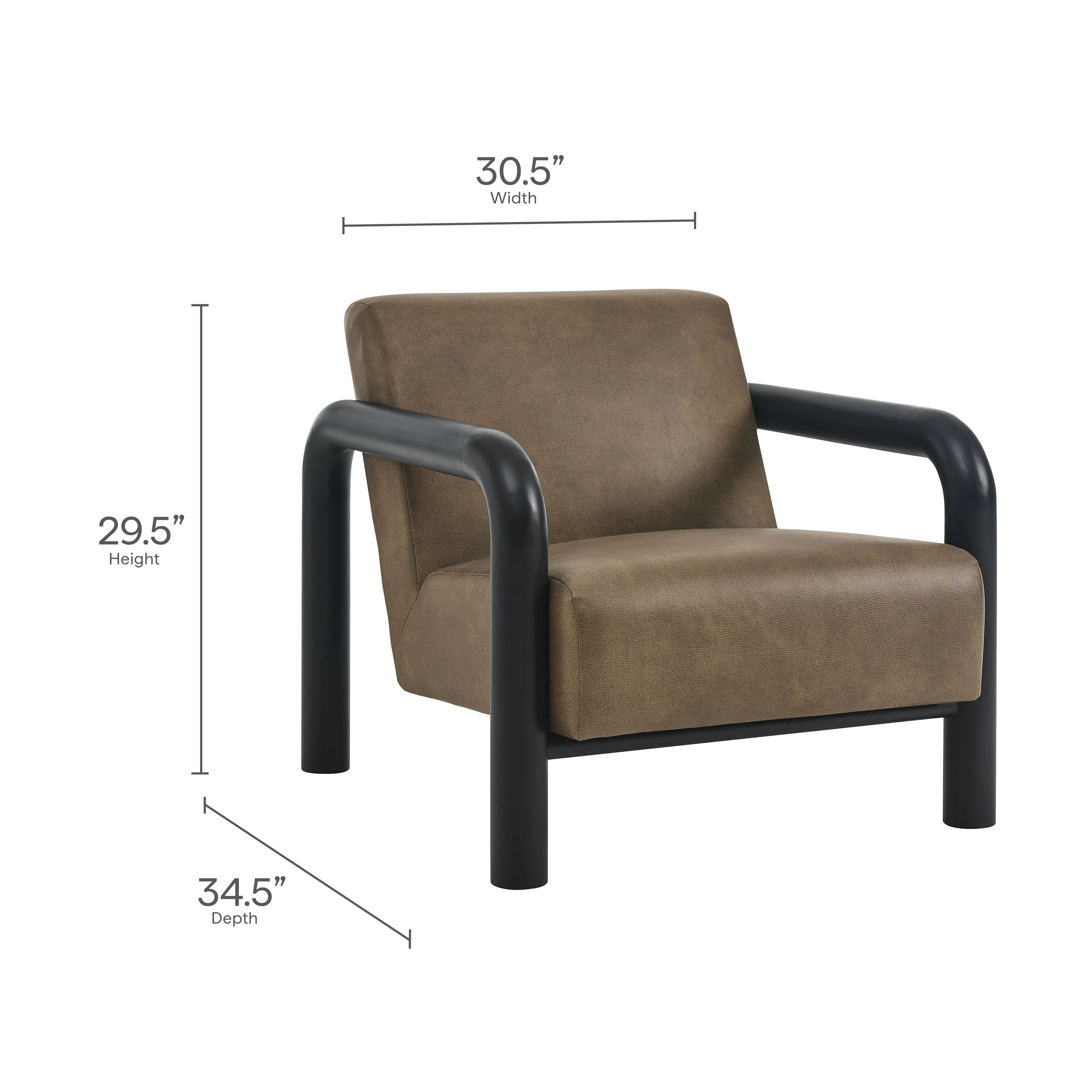 Sereno Vegan Leather Accent Chair by Modway - Image 18