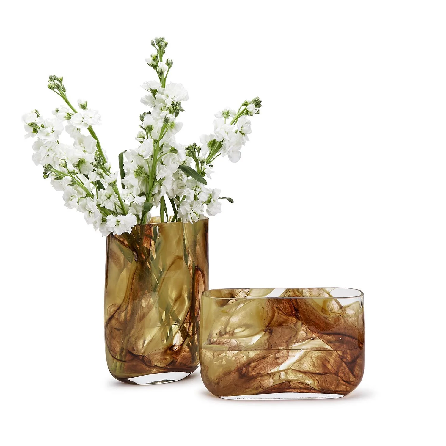 Swirled Blue Vases Set Of 4 By Tozai Home - Image 6