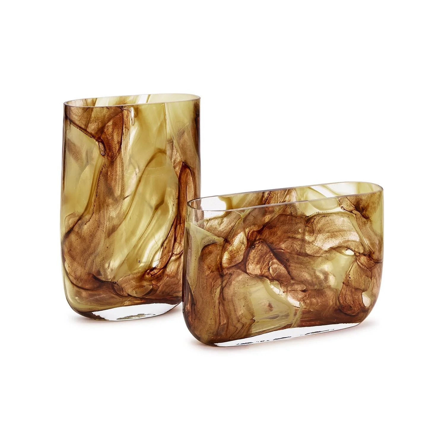 Swirled Blue Vases Set Of 4 By Tozai Home - Image 7