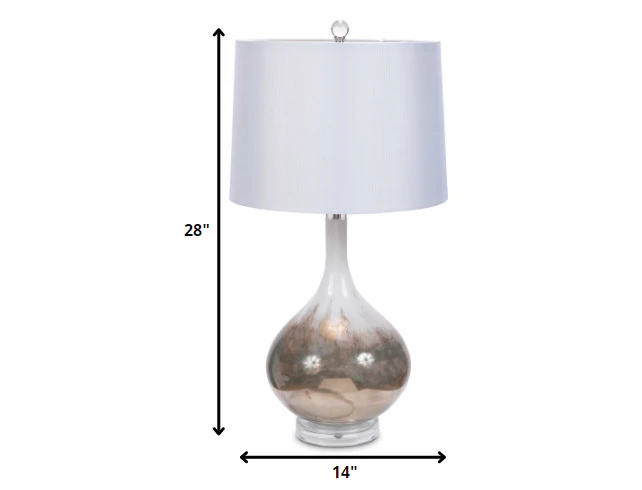 Set of 2 Art Glass Table Lamps By Homeroots - Image 5