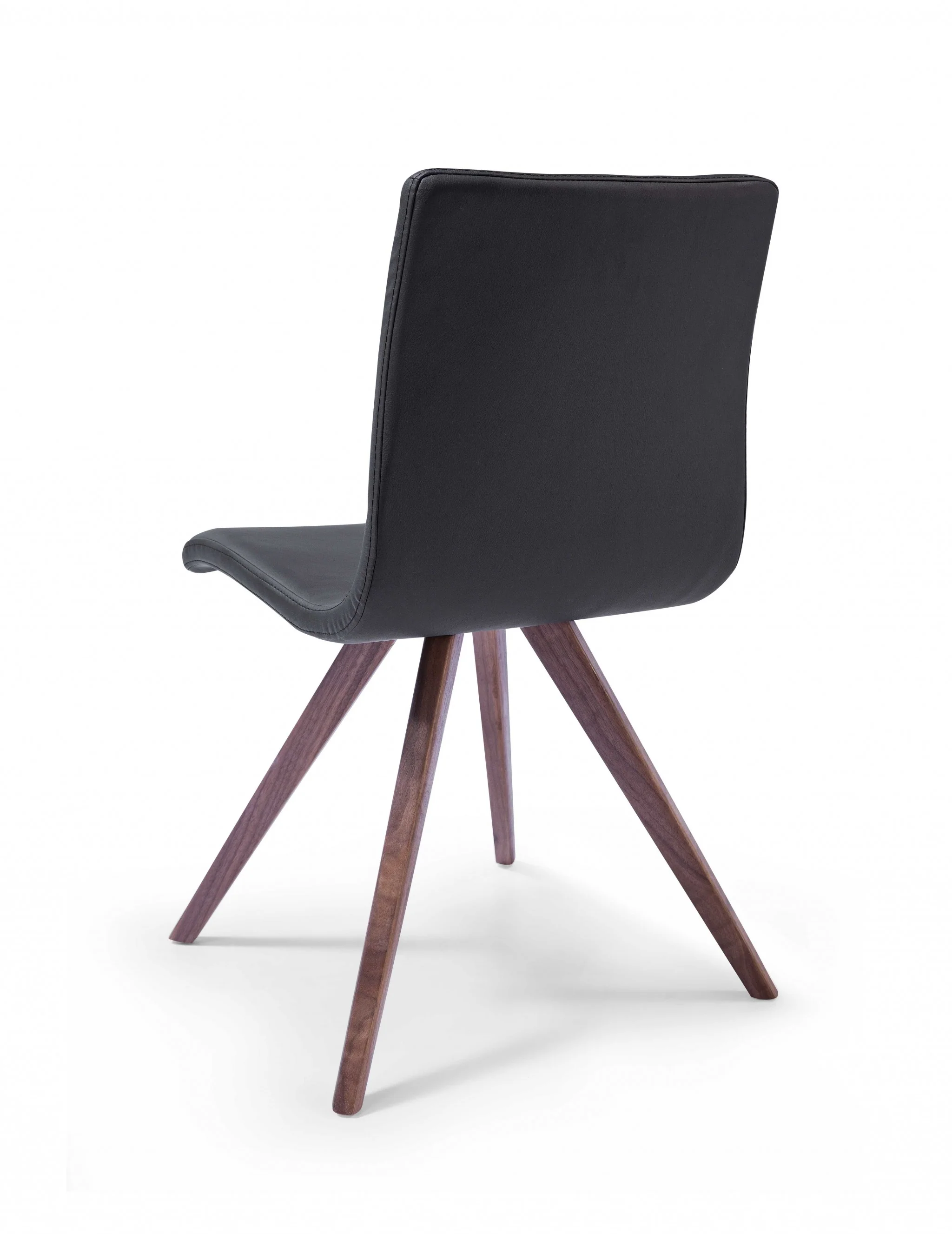 Set Of 2 Black Faux Leather Dining Chairs By Homeroots - Image 2