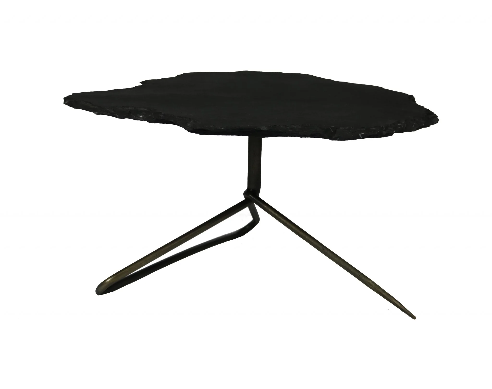 Set of 2 Black Live Edge Coffee Tables By Homeroots - Image 2