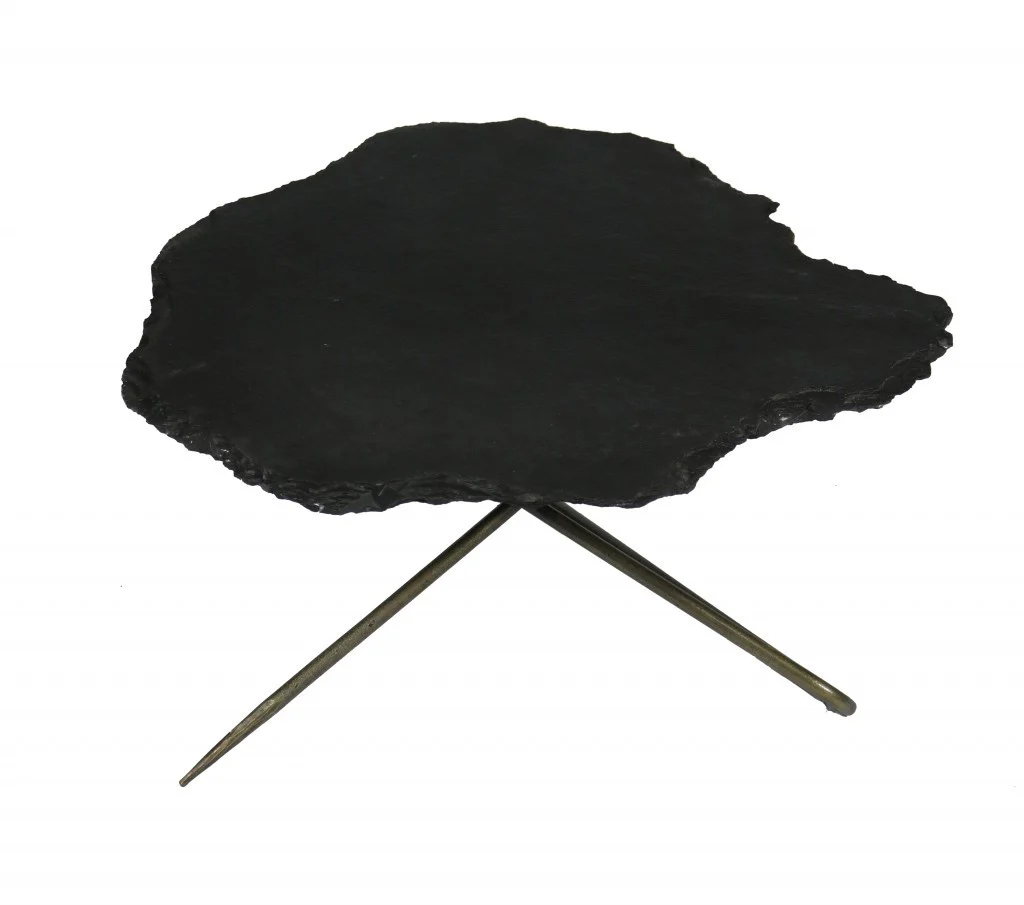 Set of 2 Black Live Edge Coffee Tables By Homeroots - Image 4