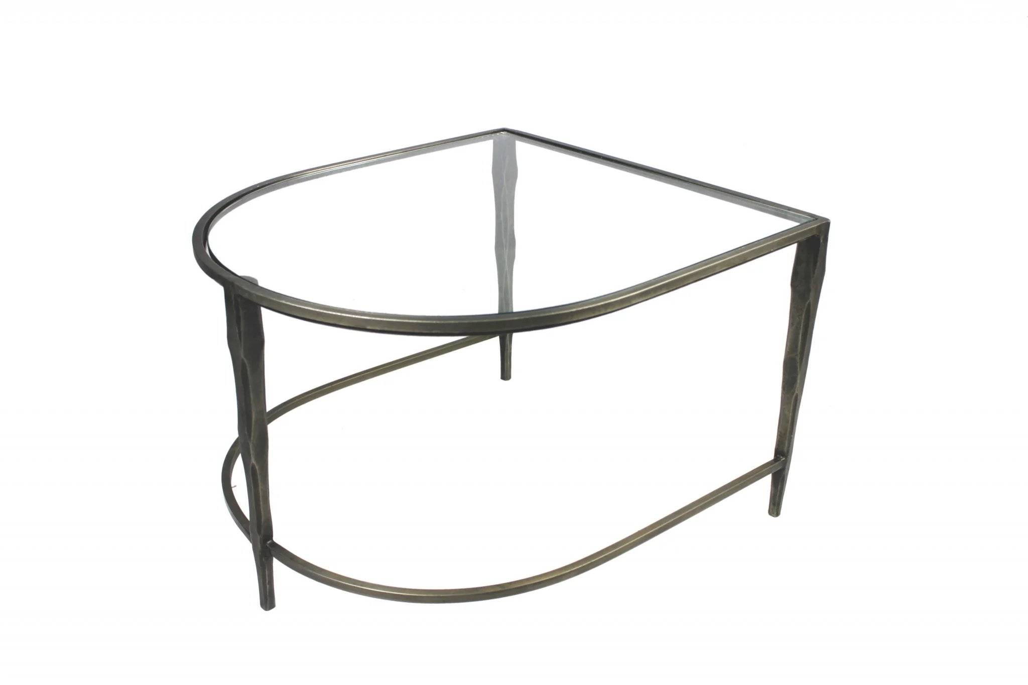 Set of 2 Black Marble Top and Glass Coffee Tables By Homeroots - Image 2