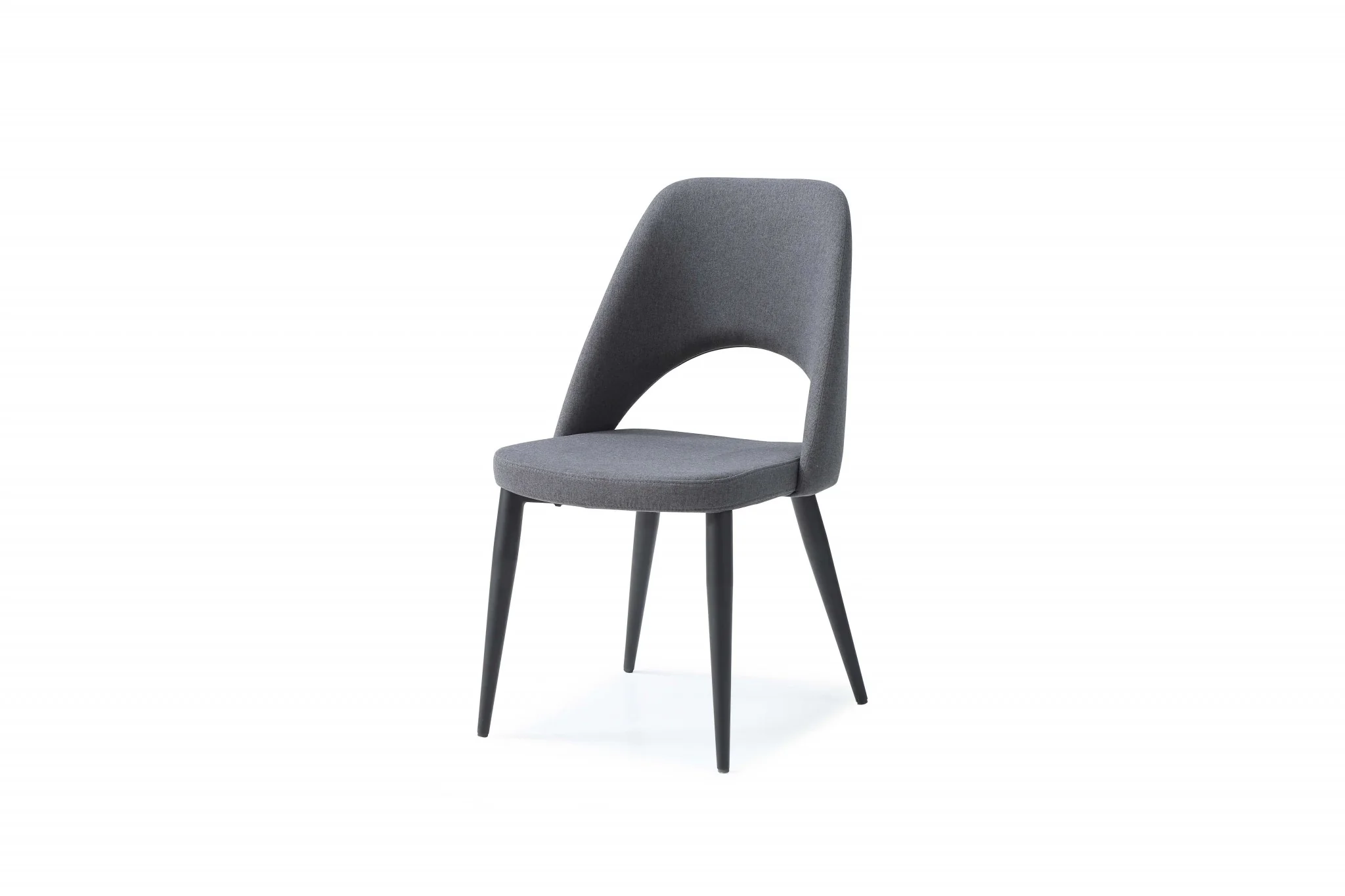 Set Of 2 Blue Faux Leather Metal Dining Chairs By Homeroots - Image 2