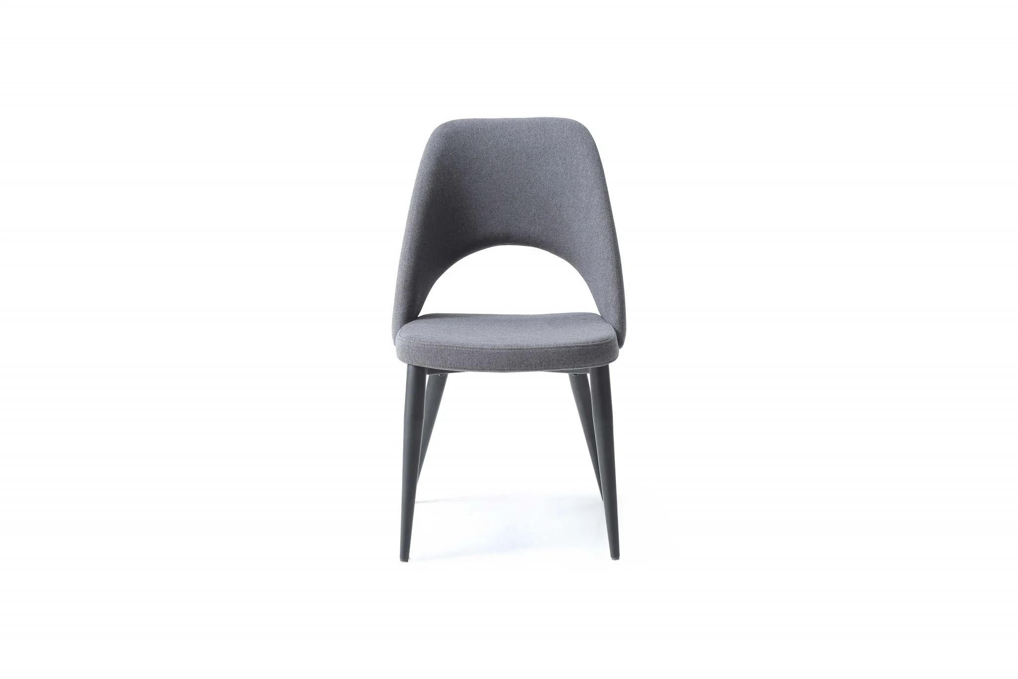 Set Of 2 Blue Faux Leather Metal Dining Chairs By Homeroots - Image 3