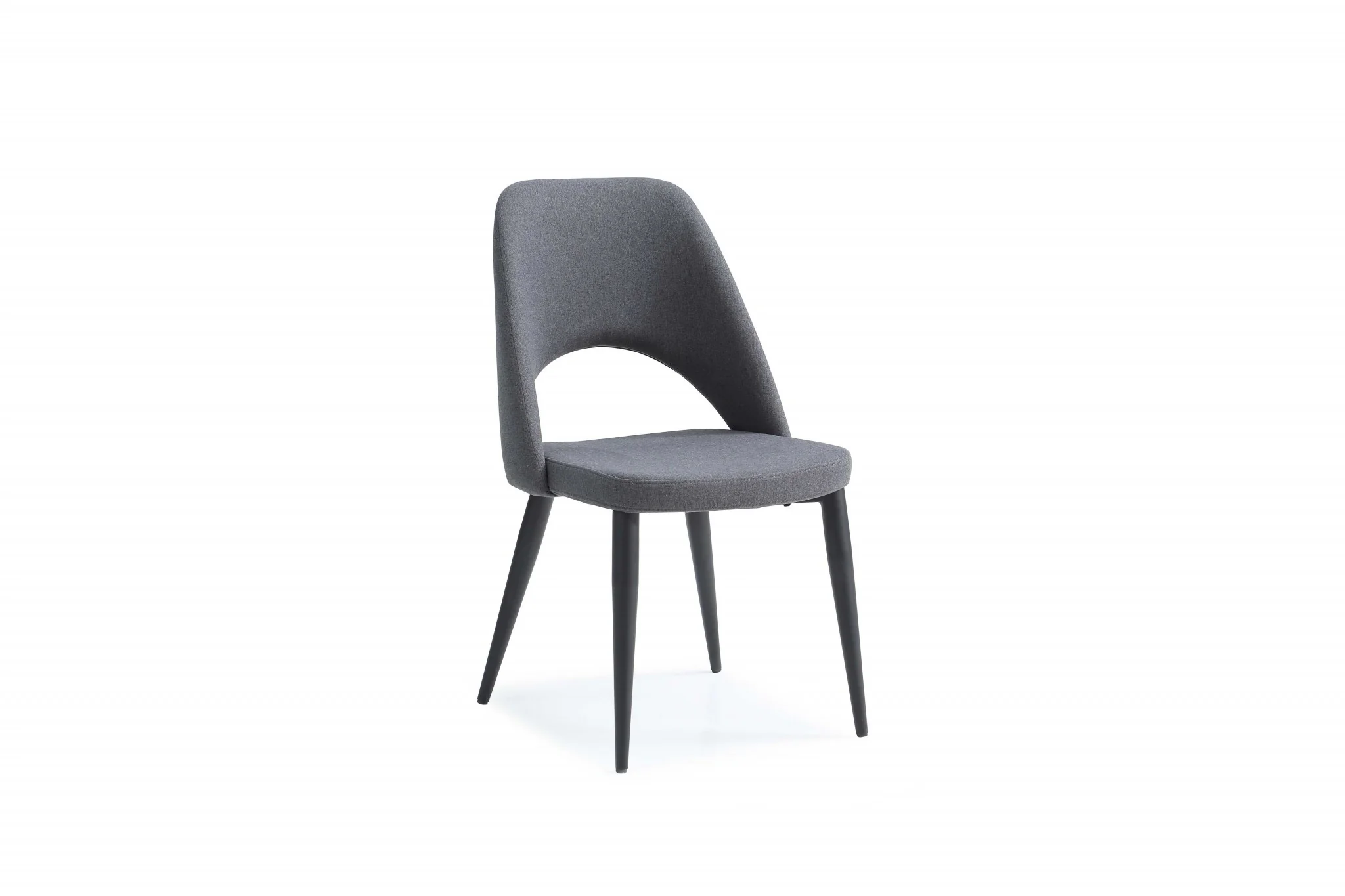 Set Of 2 Blue Faux Leather Metal Dining Chairs By Homeroots - Image 4