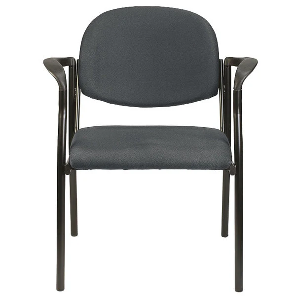 Set of 2 Bright Navy Fabric Guest Arm Chairs By Homeroots - Image 11