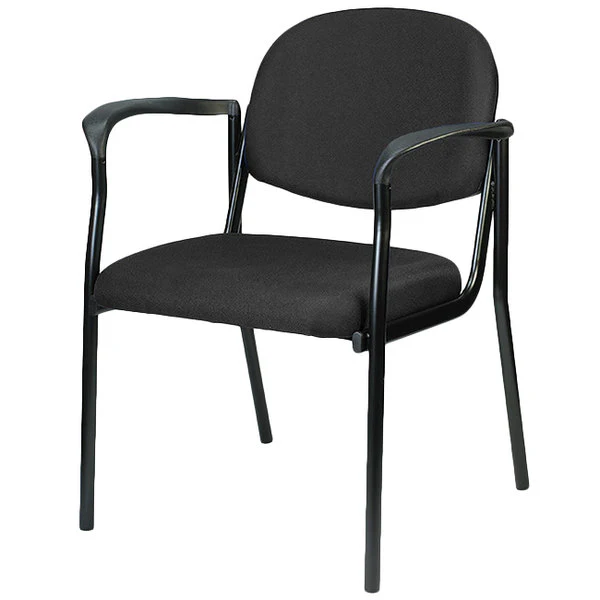 Set of 2 Bright Navy Fabric Guest Arm Chairs By Homeroots - Image 7