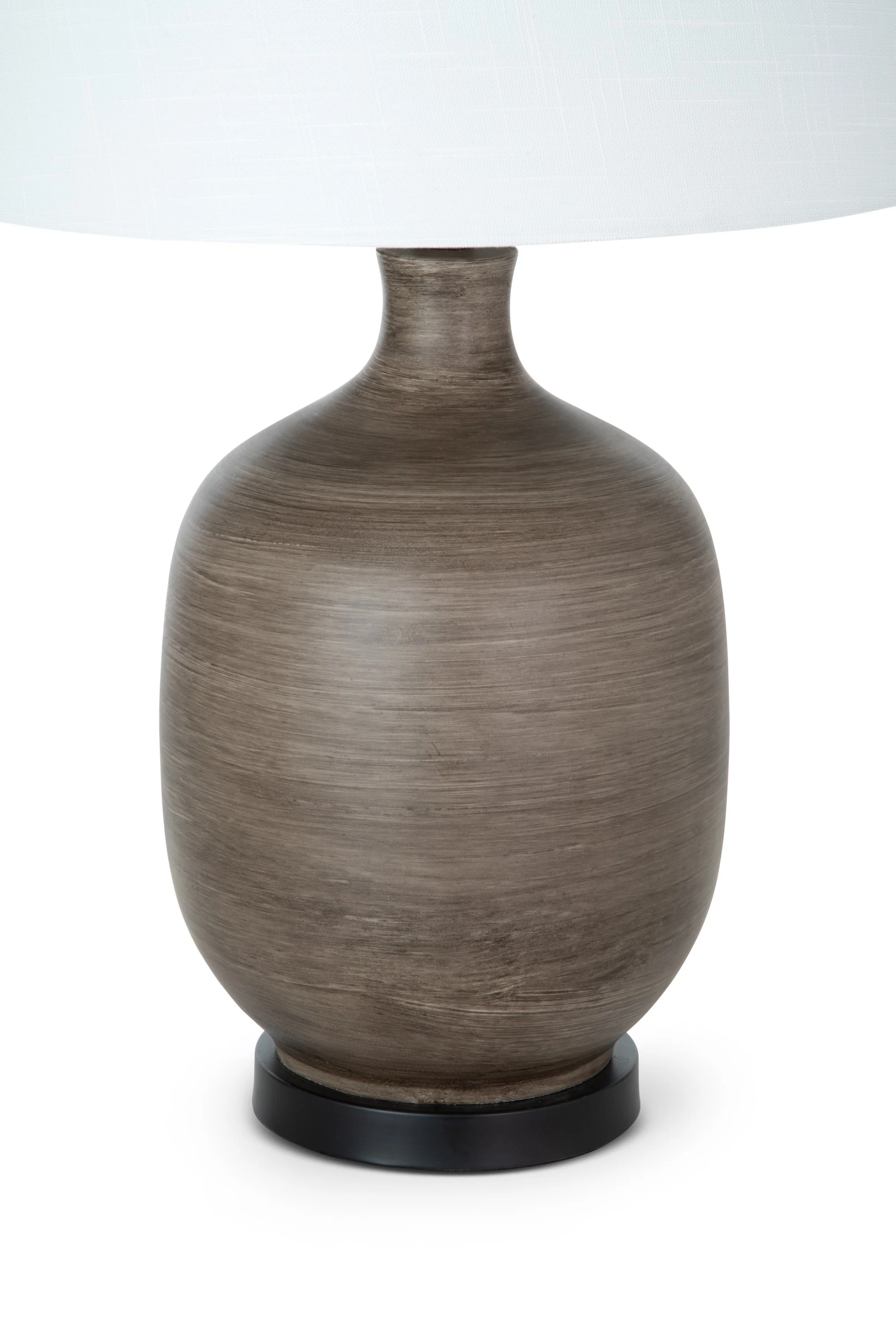Set of 2 Brown Transitional Table Lamps By Homeroots - Image 3