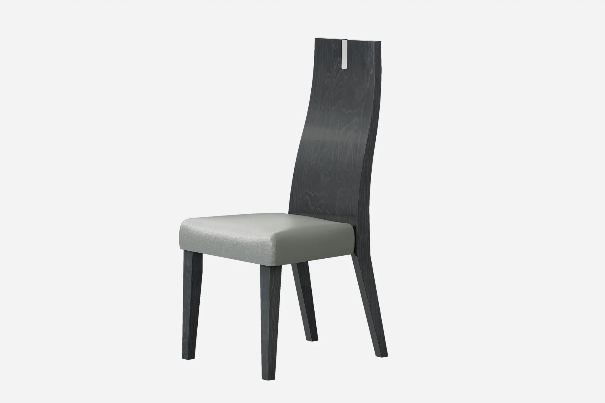 Set Of 2 Chair Faux Leather Metal Dining Chairs By Homeroots - Image 3