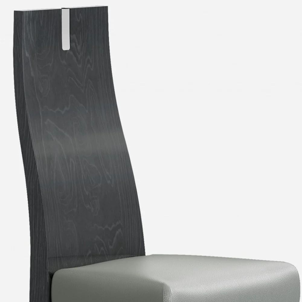 Set Of 2 Chair Faux Leather Metal Dining Chairs By Homeroots - Image 4