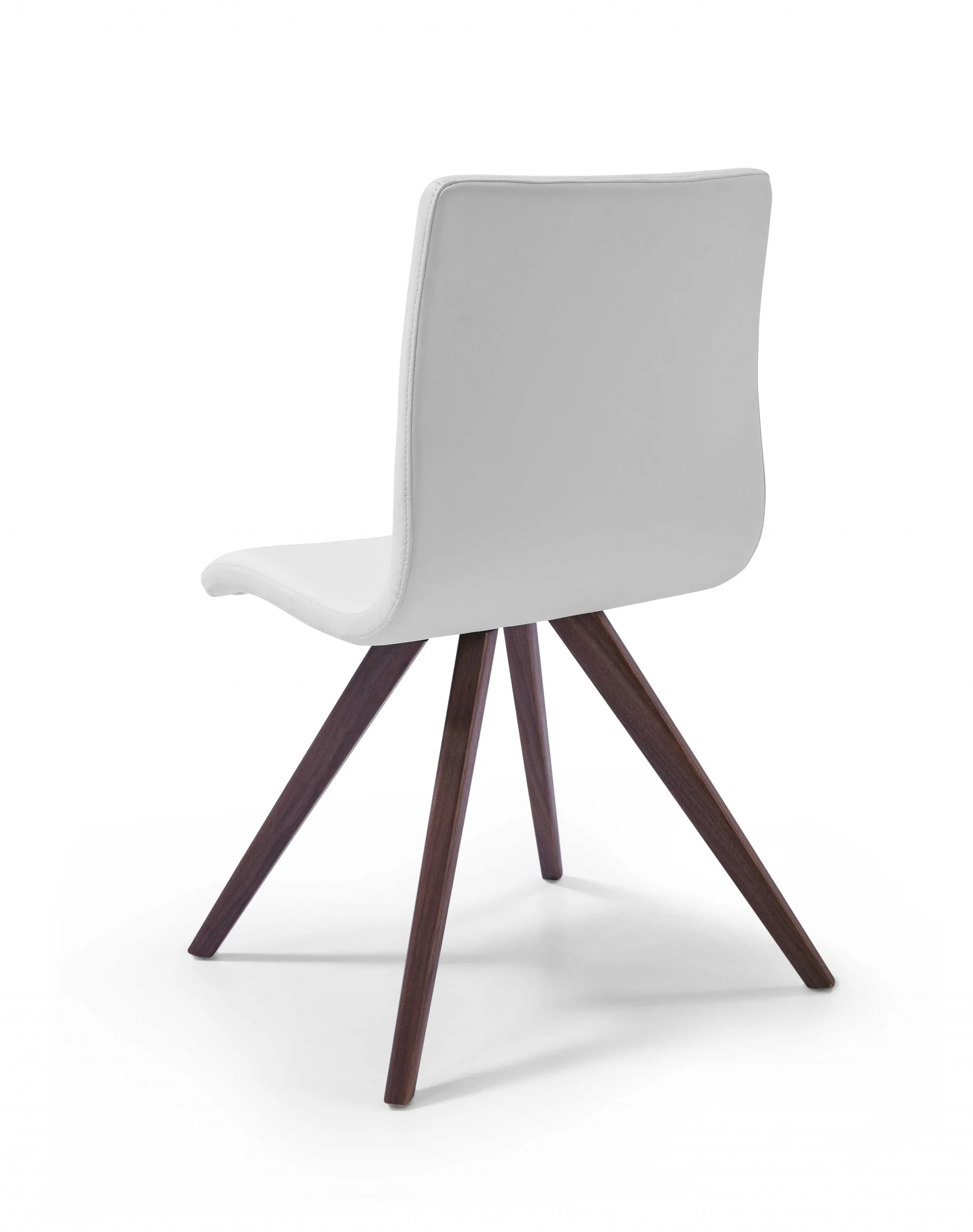Set Of 2 Gray Faux Leather Dining Chairs By Homeroots - 370649 - Image 4