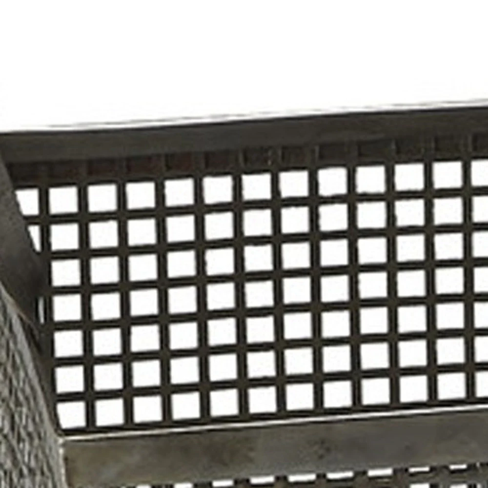 Set of 2 Iron Storage Baskets By Homeroots - Image 5