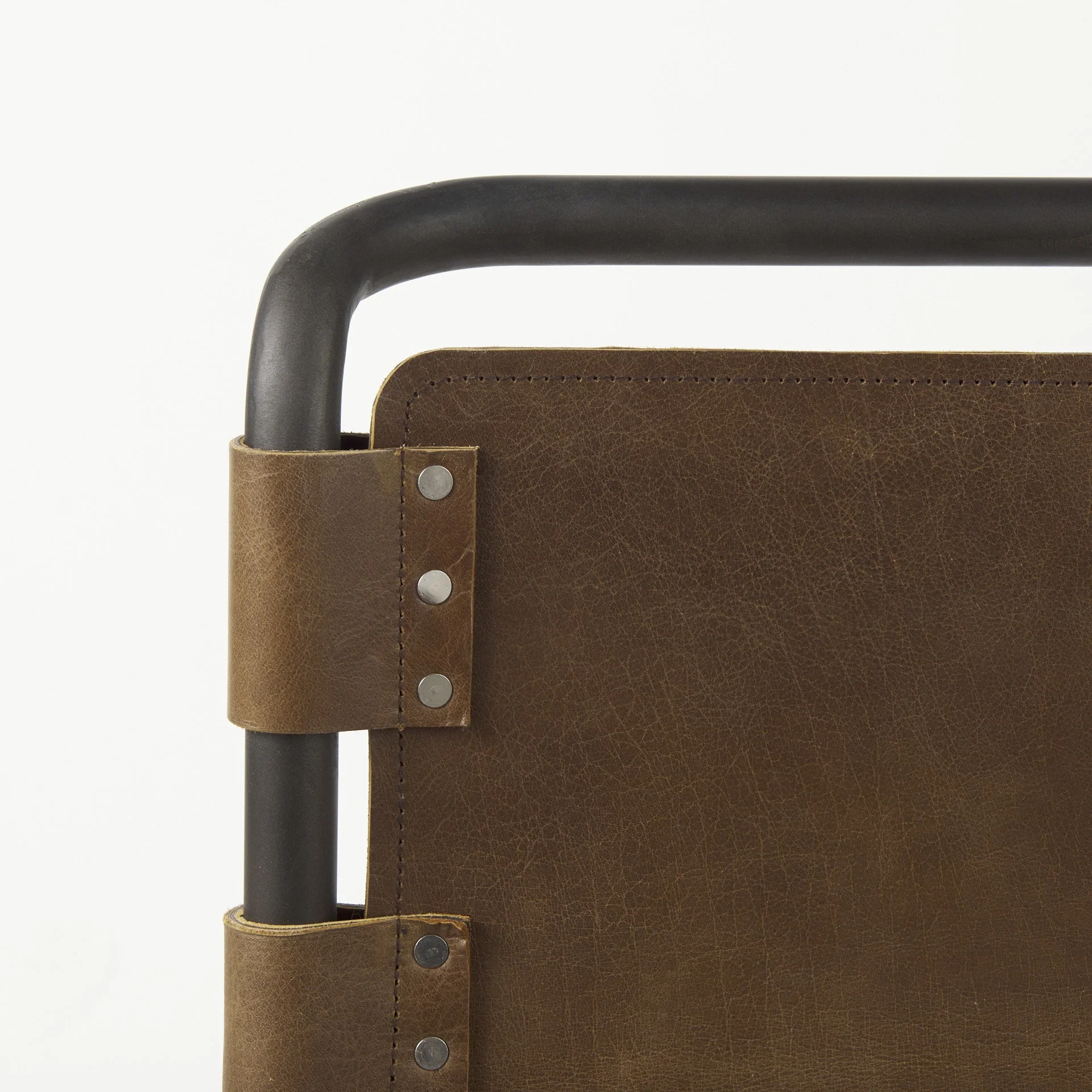 Set Of 2 Light Brown Leather Dining Or Side Chairs By Homeroots - Image 7