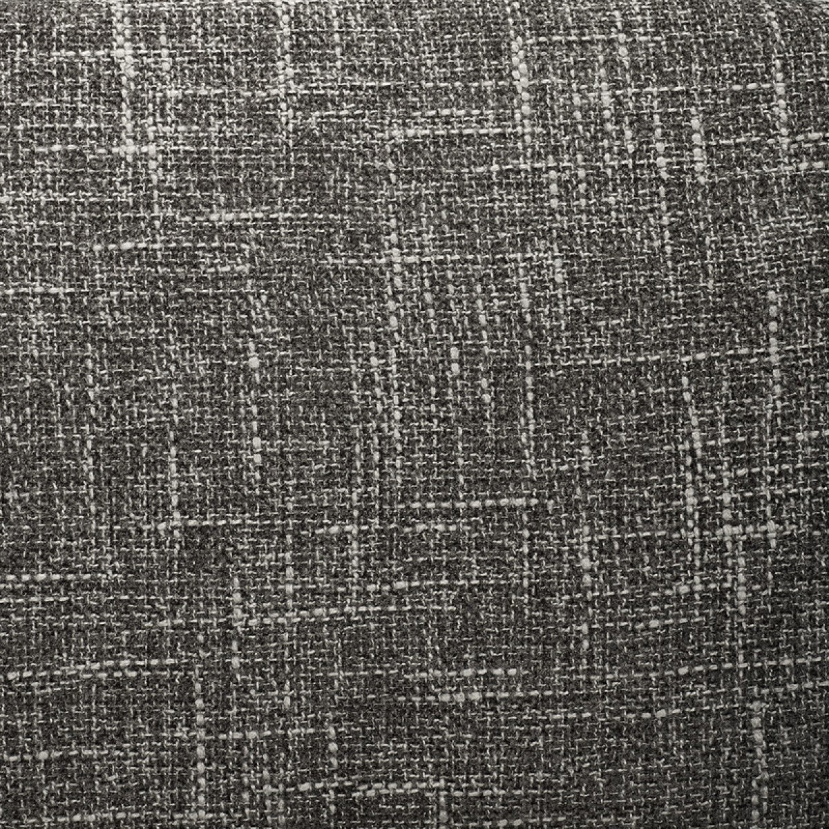 Set Of 2 Modern Grey Fabric Dining Chair With Sleek Black Legs By Homeroots - Image 5