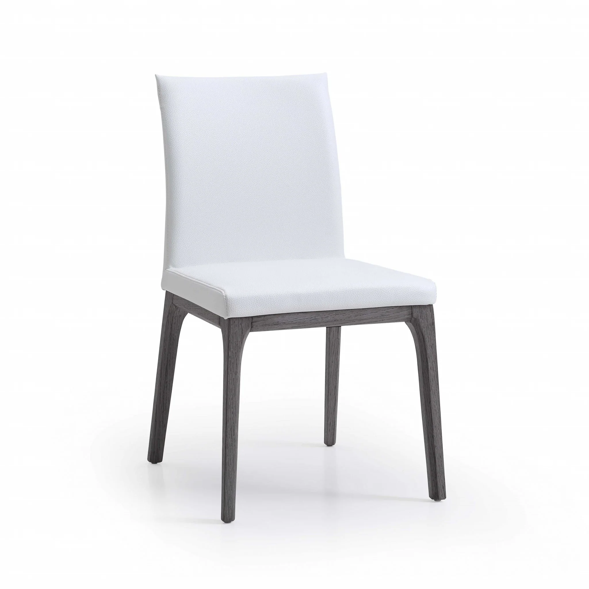 Set Of 2 Taupe Faux Leather Dining Chairs By Homeroots - 370658 - Image 10
