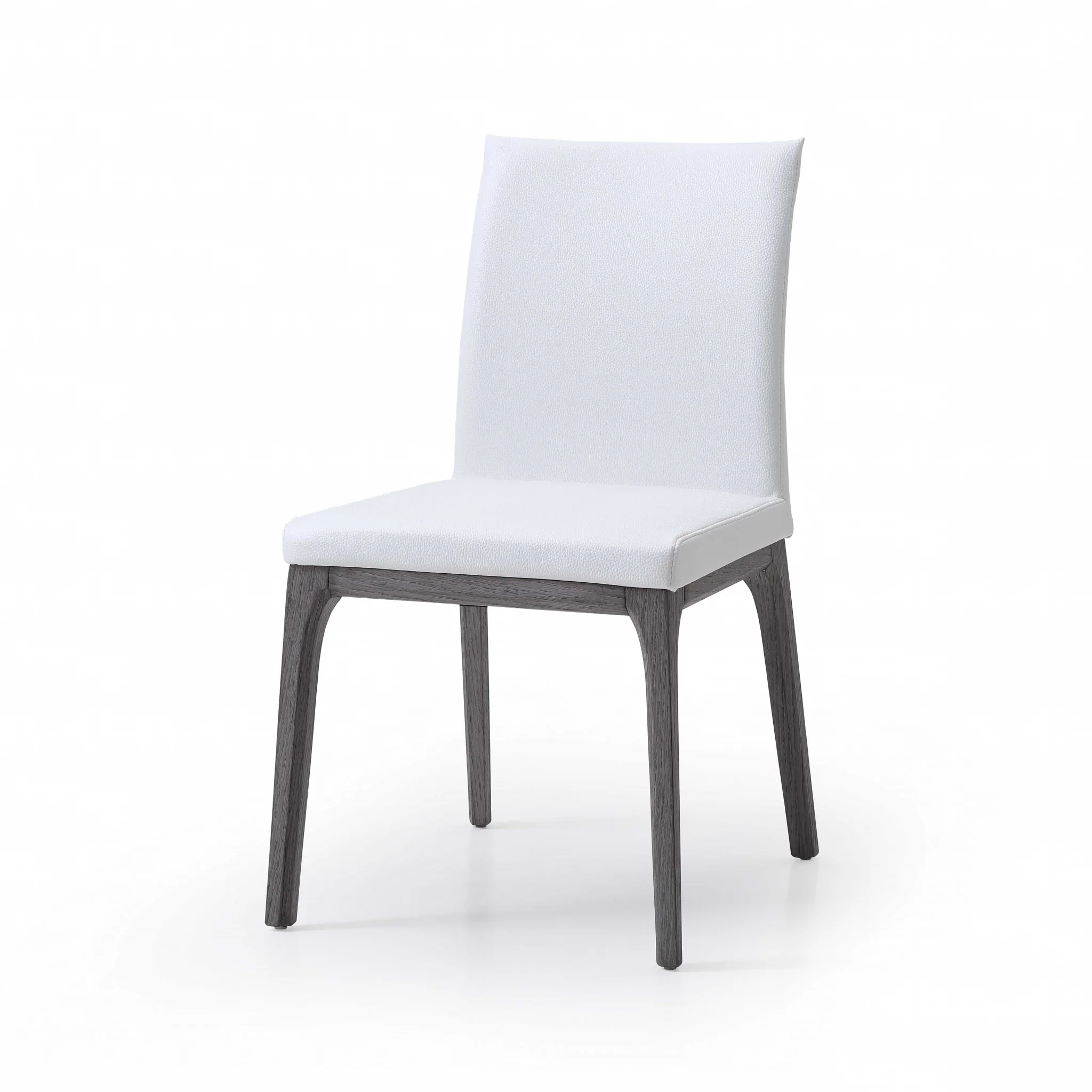 Set Of 2 Taupe Faux Leather Dining Chairs By Homeroots - 370658 - Image 7