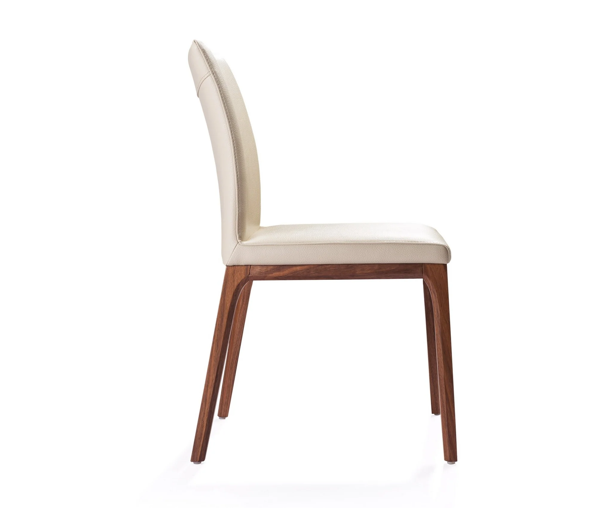 Set Of 2 Taupe Faux Leather Dining Chairs By Homeroots - 370661 - Image 2