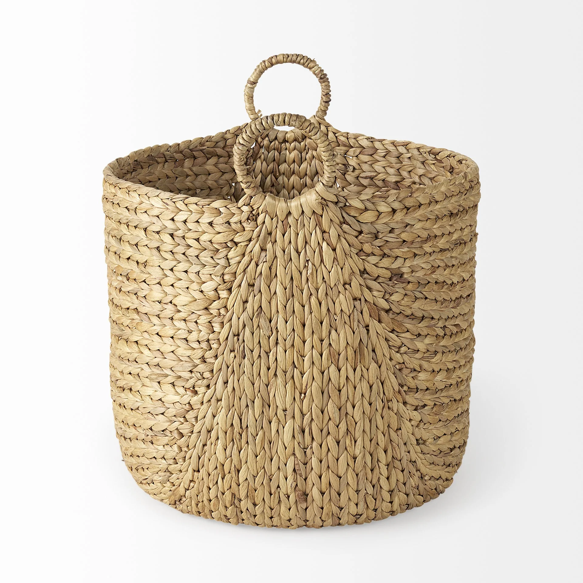 Set of Three Braided Wicker Storage Baskets By Homeroots - Image 3