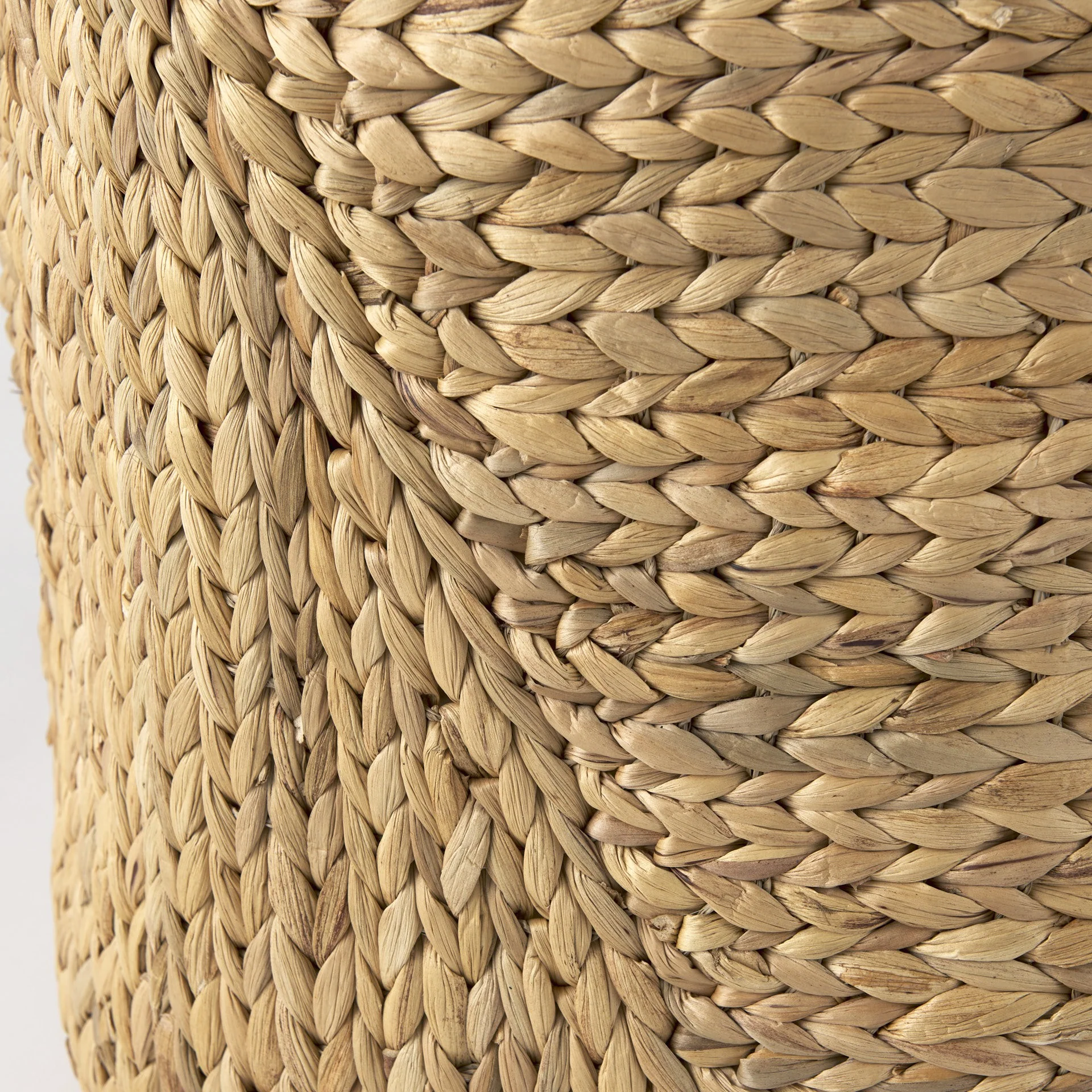Set of Three Braided Wicker Storage Baskets By Homeroots - Image 6