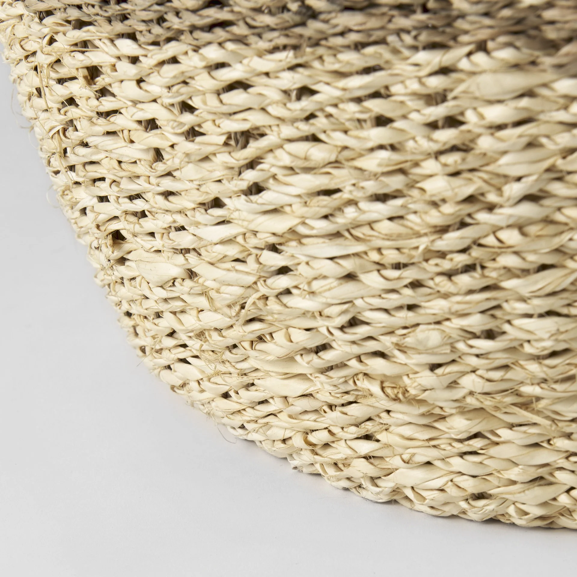 Set of Three Detailed Wicker Storage Baskets By Homeroots - Image 8