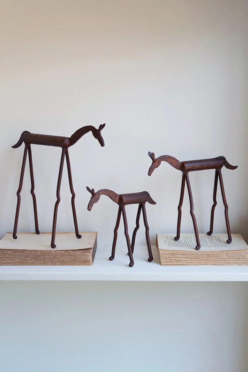 Set Of Three Forged Iron Horses By Kalalou - Image 2