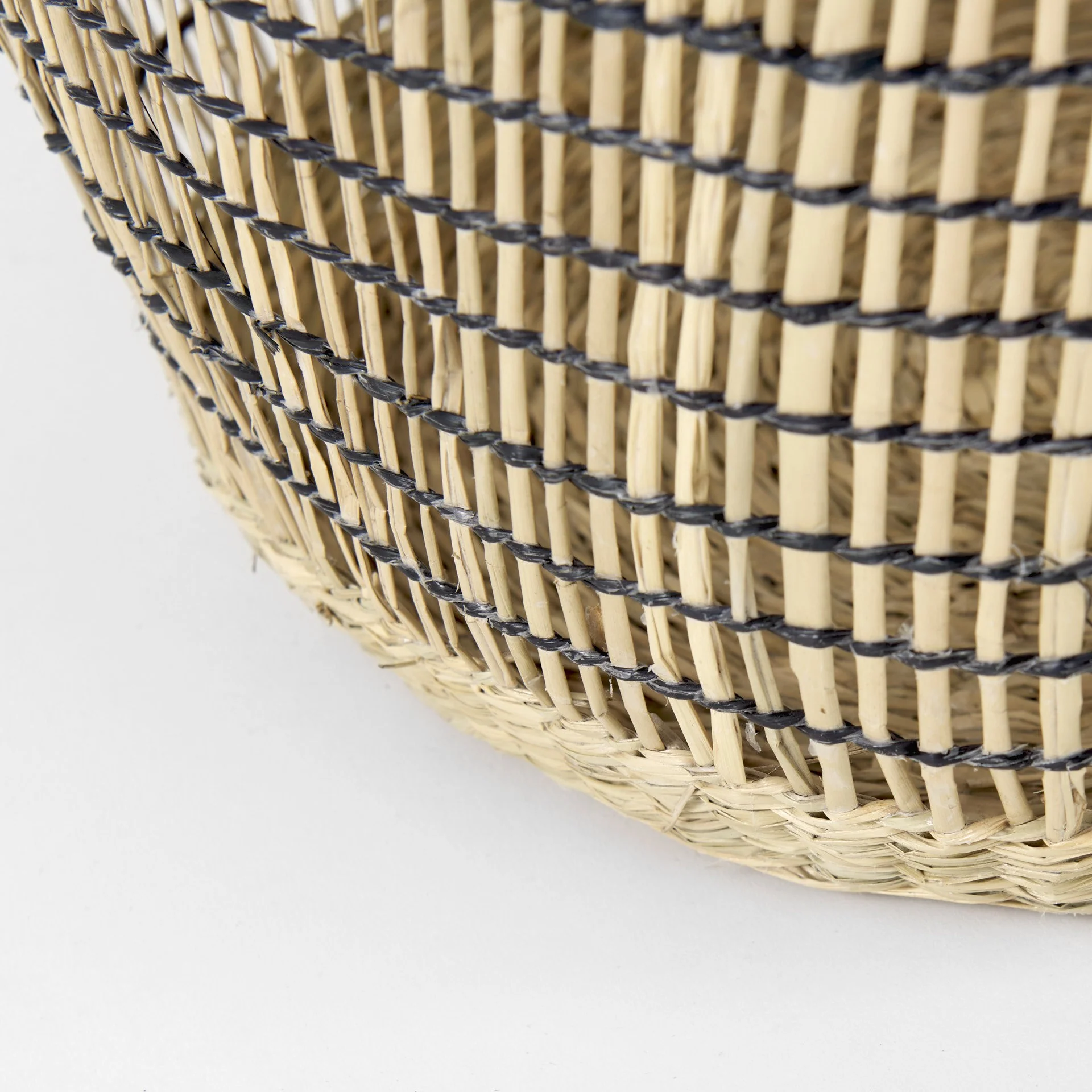 Set of Three Light Brown Storage Baskets By Homeroots - Image 8